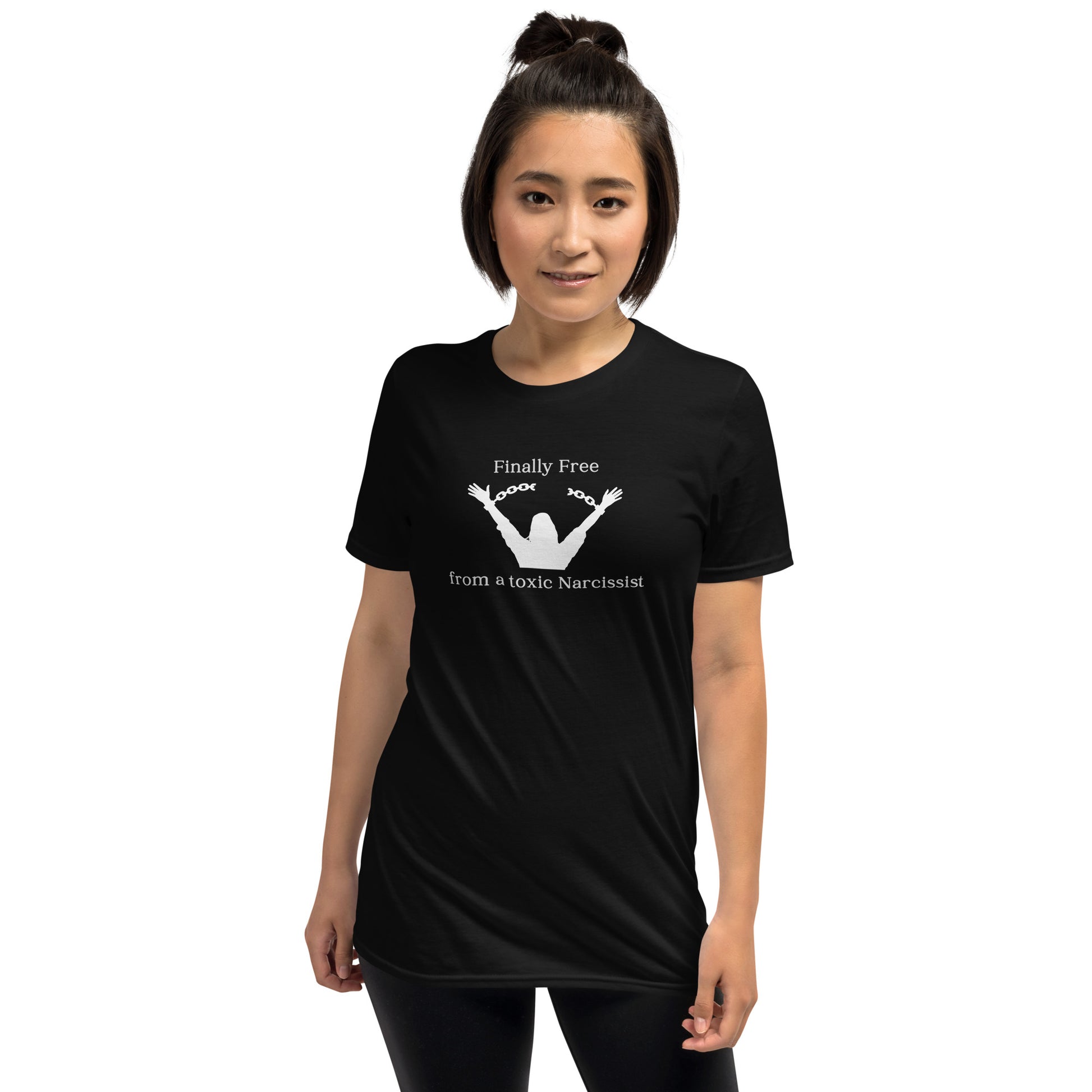 Find Your Happy Spot Finally Free from the Toxic Narcissist Unisex Tee by EraofInk