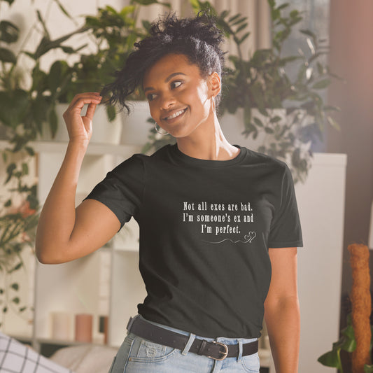 Not All Exes Are Bad I'm Someone's Ex & I'm Perfect Unisex Tee by EraofInk