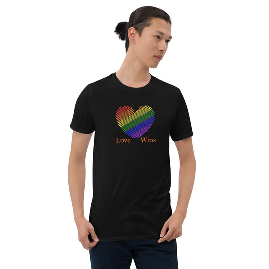 Love Wins LGBTQ LGBTQ+ LGBTQIA Love Wins Unisex Tee by EraofInk