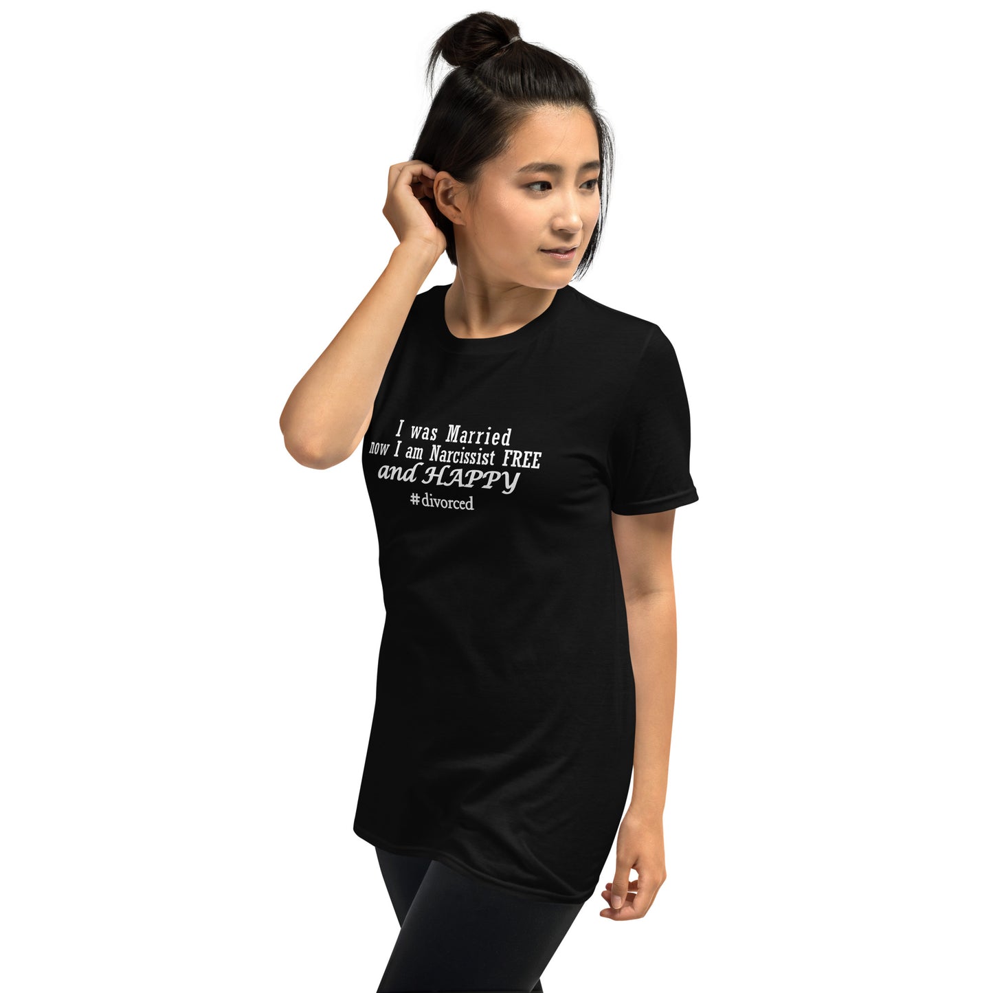 I Was Married Now I Am Narcissist Free & Happy #divorce Unisex Tee by EraofInk