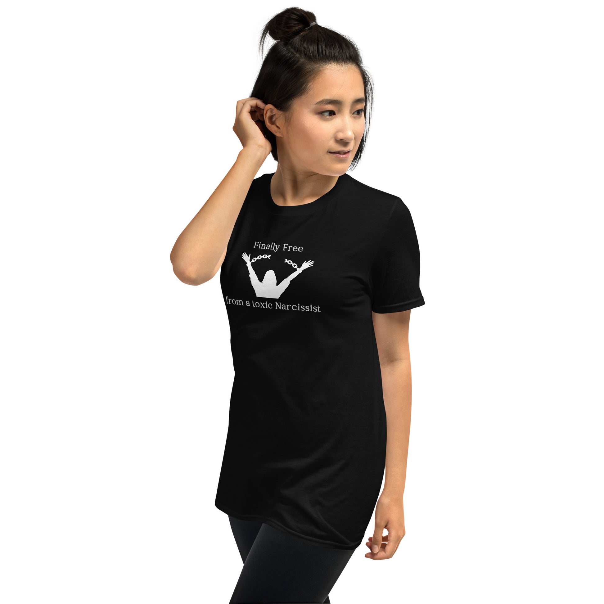 Find Your Happy Spot Finally Free from the Toxic Narcissist Unisex Tee by EraofInk