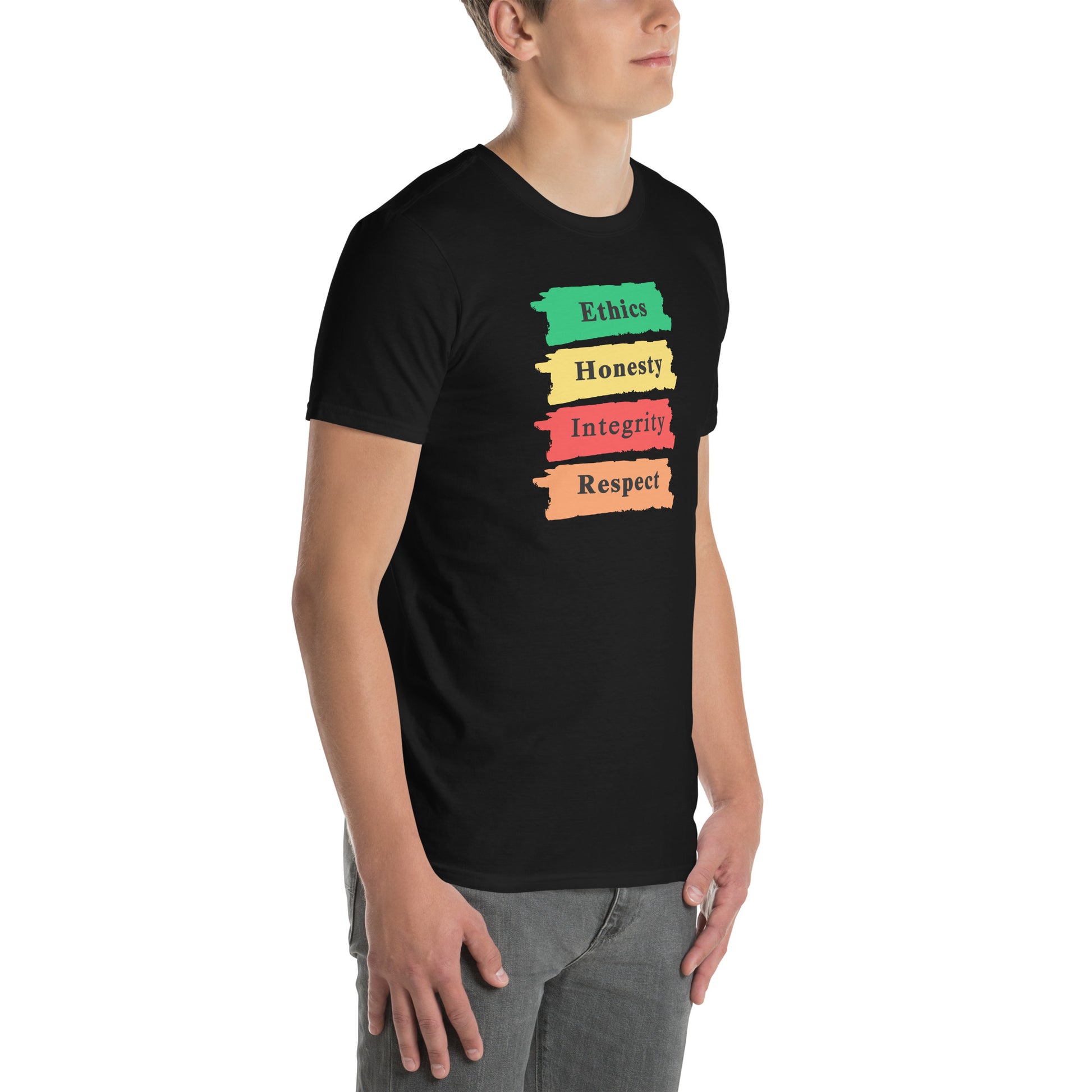 Core Values Ethics Honesty Integrity Respect Unisex Tee by EraofInk