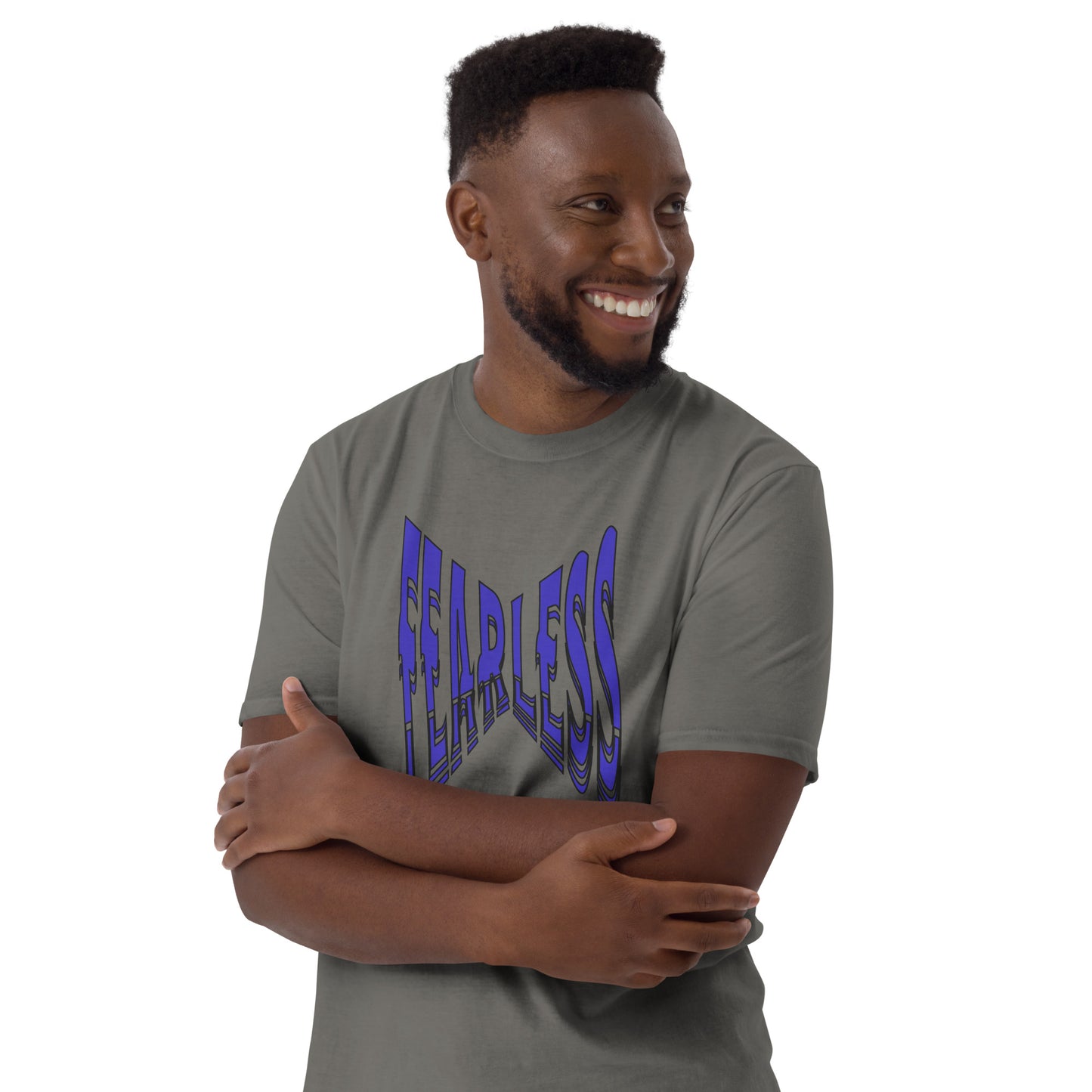 Fearless Warped Font Unisex Tee by EraofInk