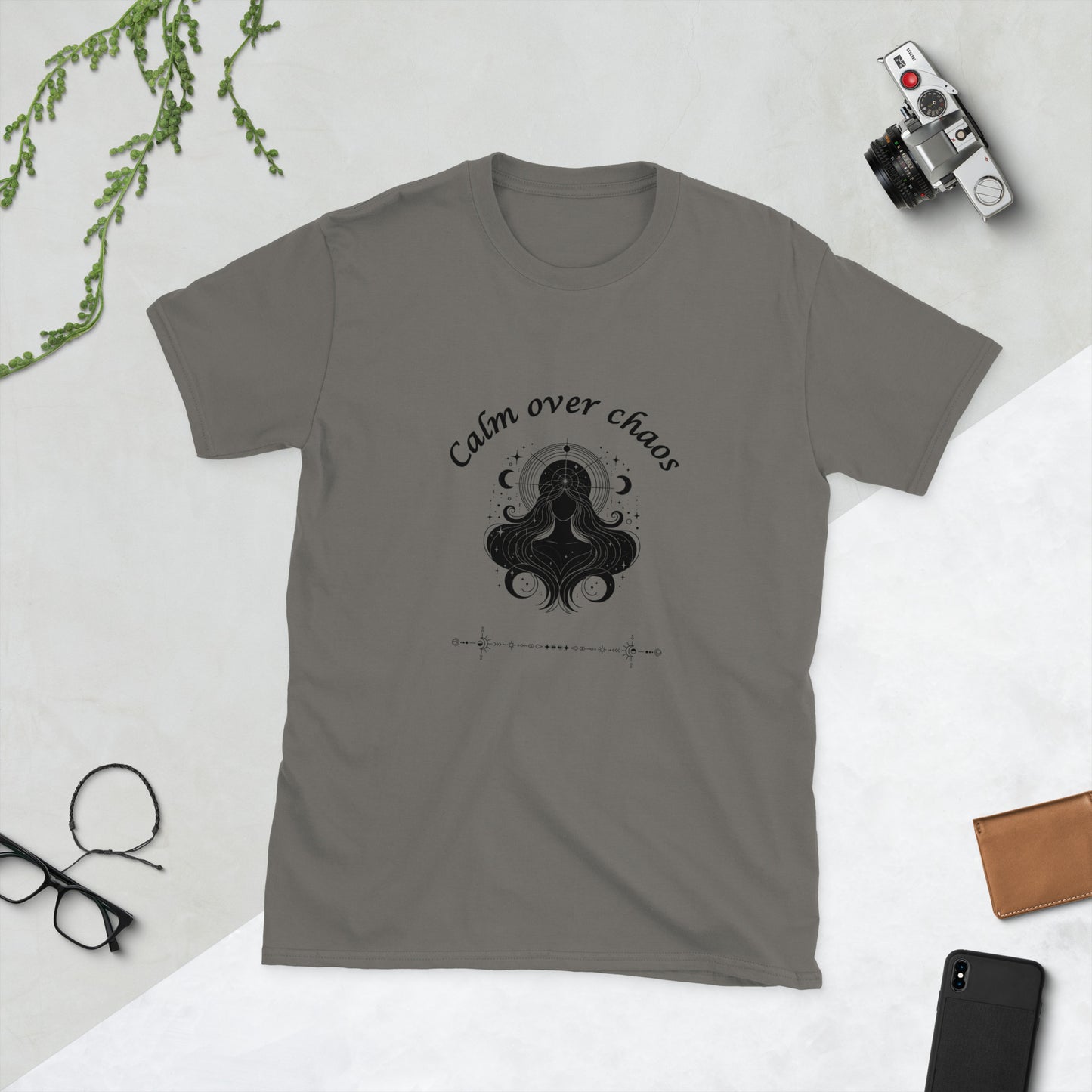 Calm Over Chaos Unisex Tee by EraofInk