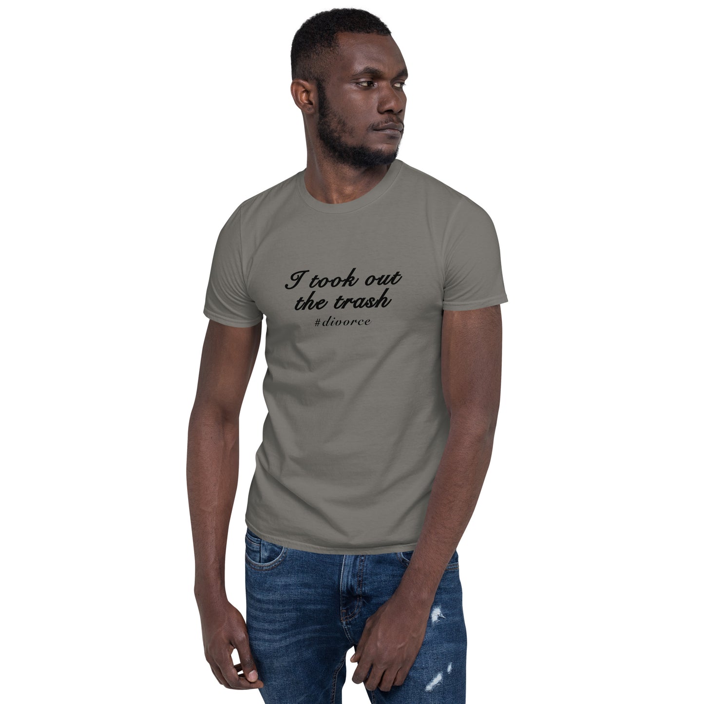 Funny Divorce Tee I Took Out the Trash Unisex Tee by EraofInk