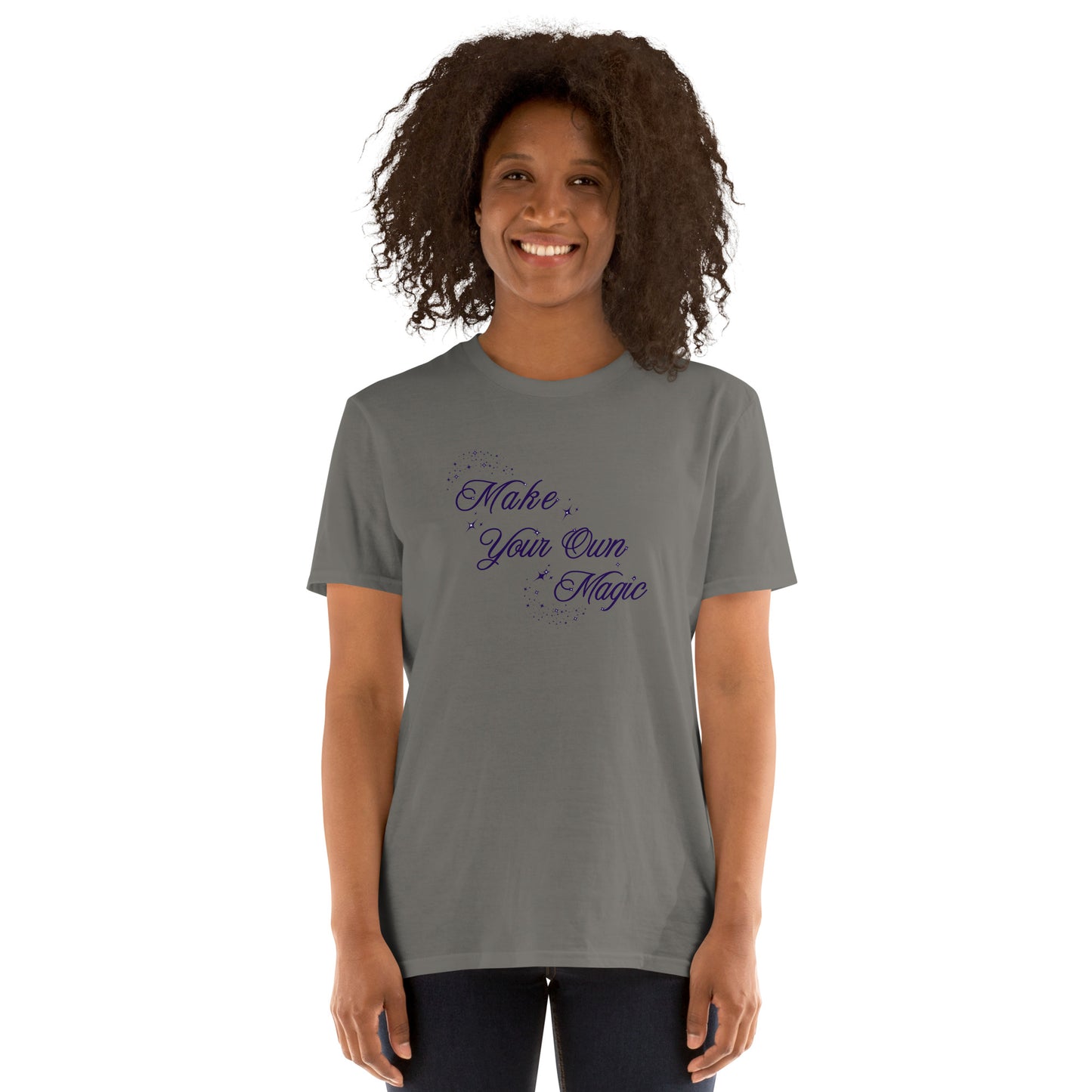 Believe in Magic Tee Make Your Own Magic Unisex Tee by EraofInk