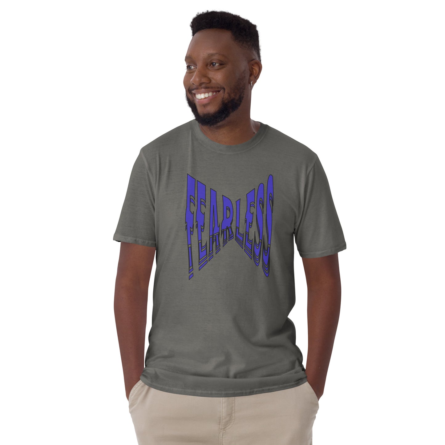 Fearless Warped Font Unisex Tee by EraofInk