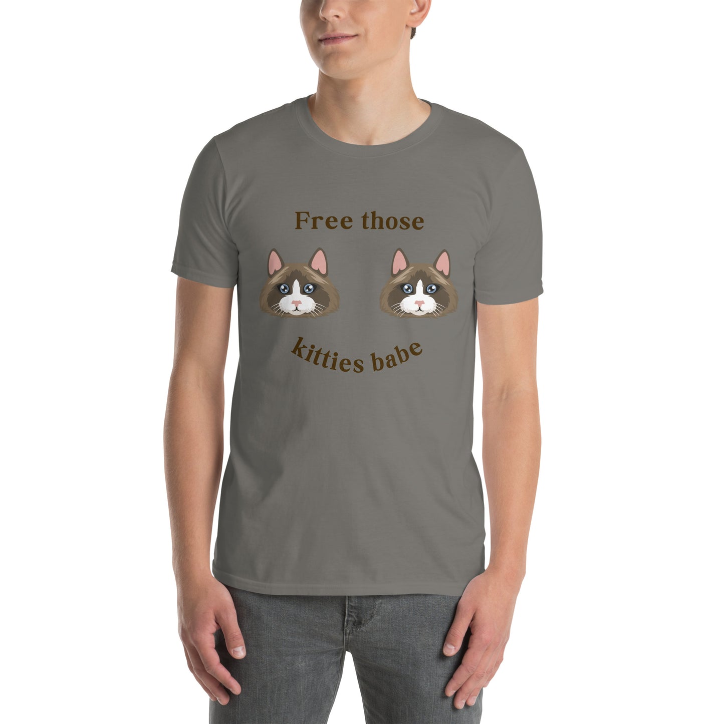 Free Those Kitties Babe Unisex Tee by EraofInk