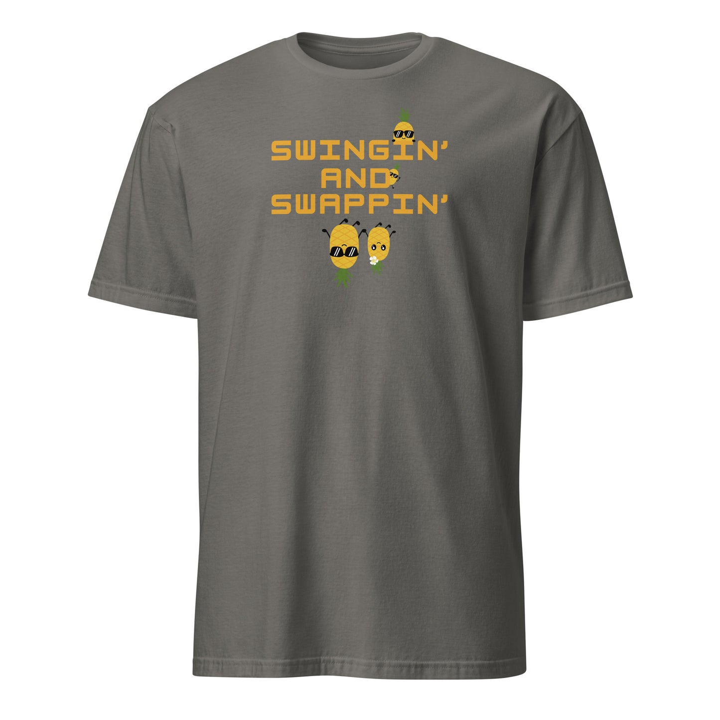 Swinger Lifestyle Tee Swingin' and Swapping Unisex Tee by EraofInk