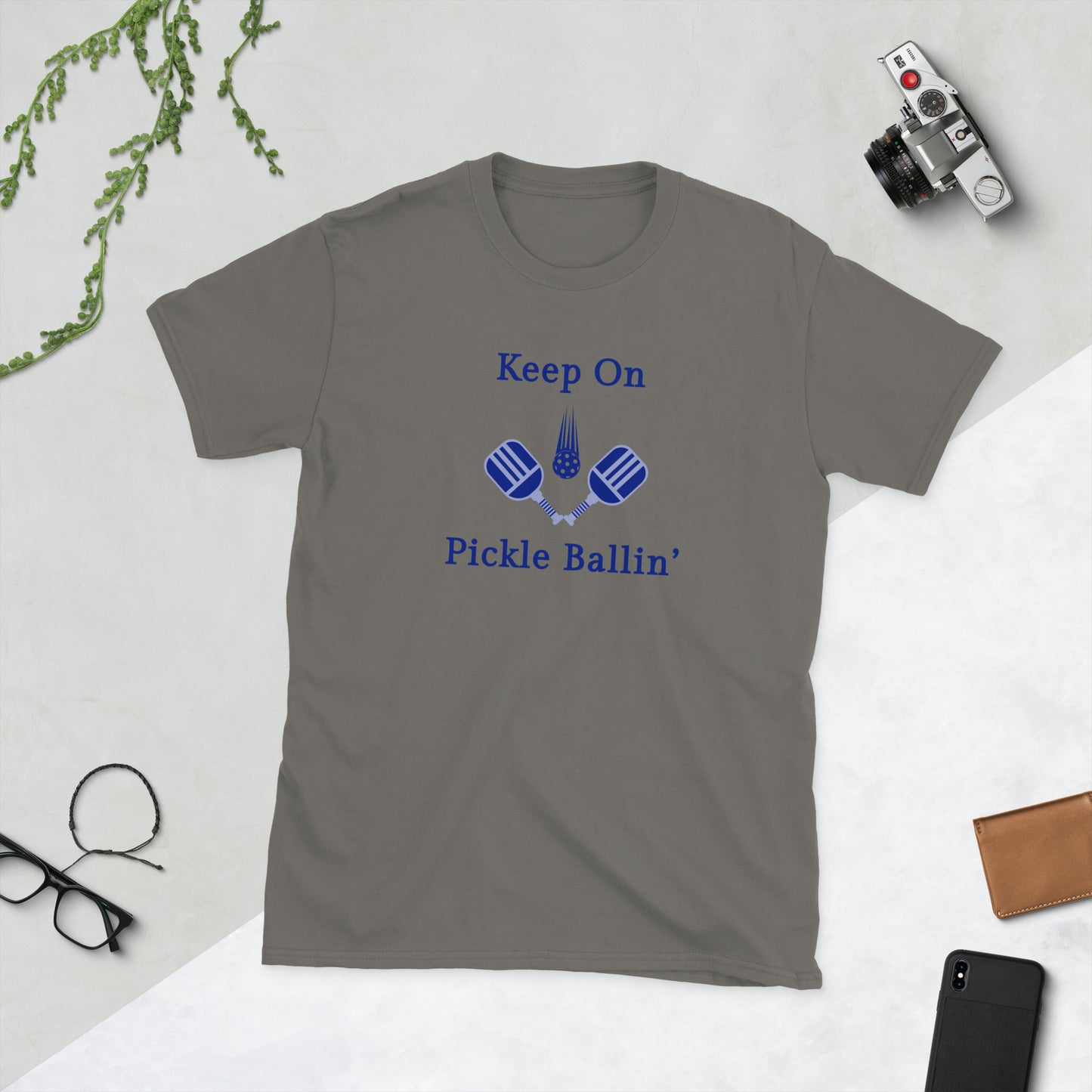 Keep On Pickle Ballin' Unisex Tee by EraofInk