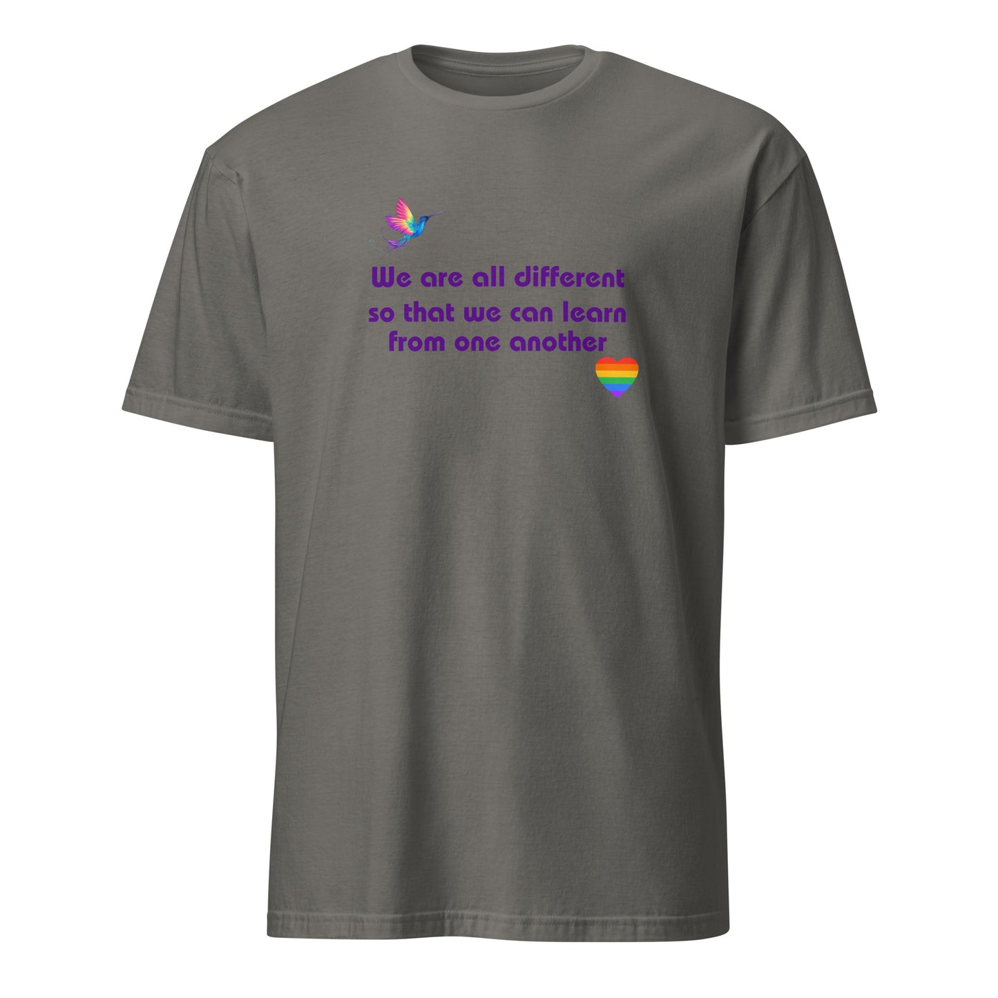 We Are All Different So We Can Learn From One Another Unisex Tee by EraofInk