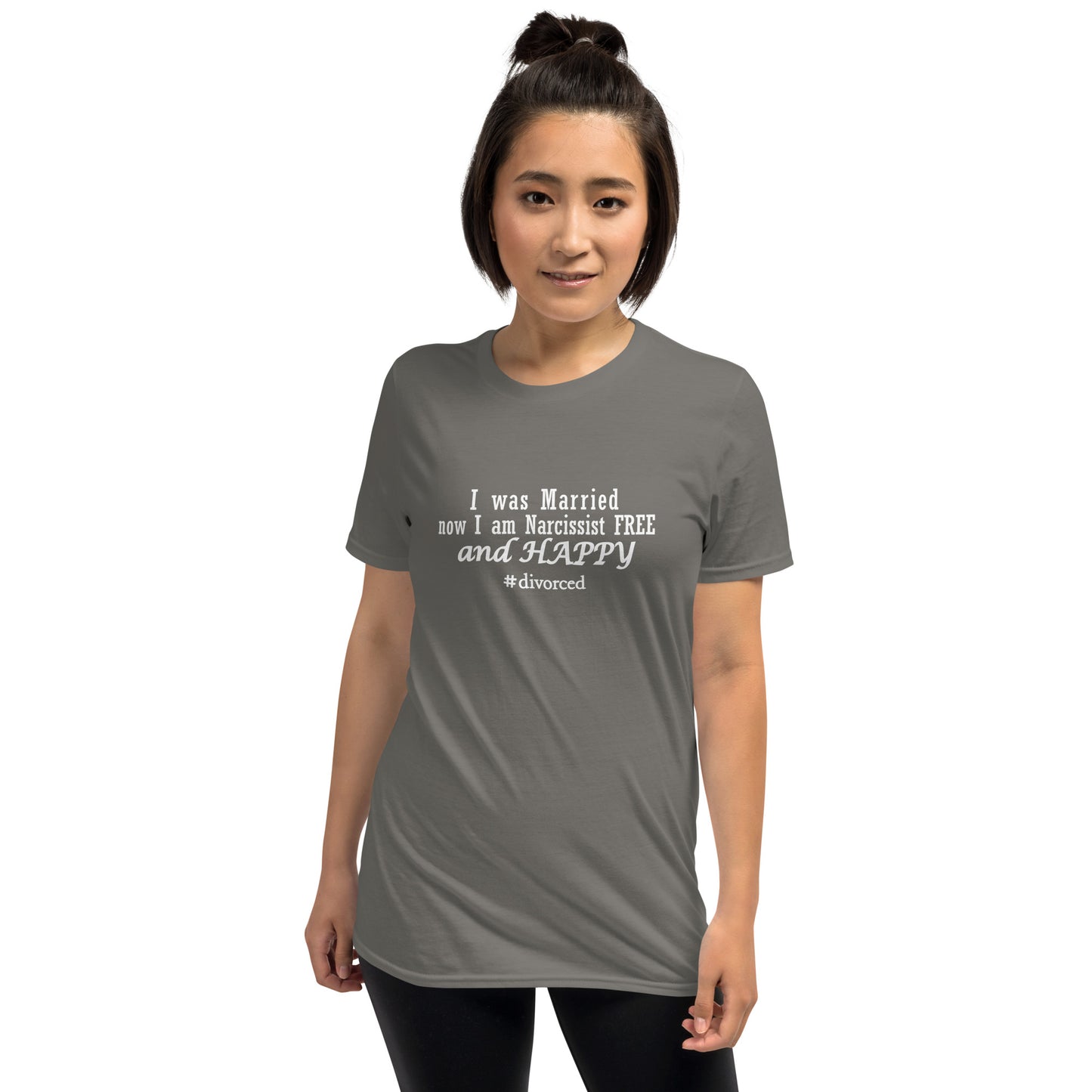 I Was Married Now I Am Narcissist Free & Happy #divorce Unisex Tee by EraofInk