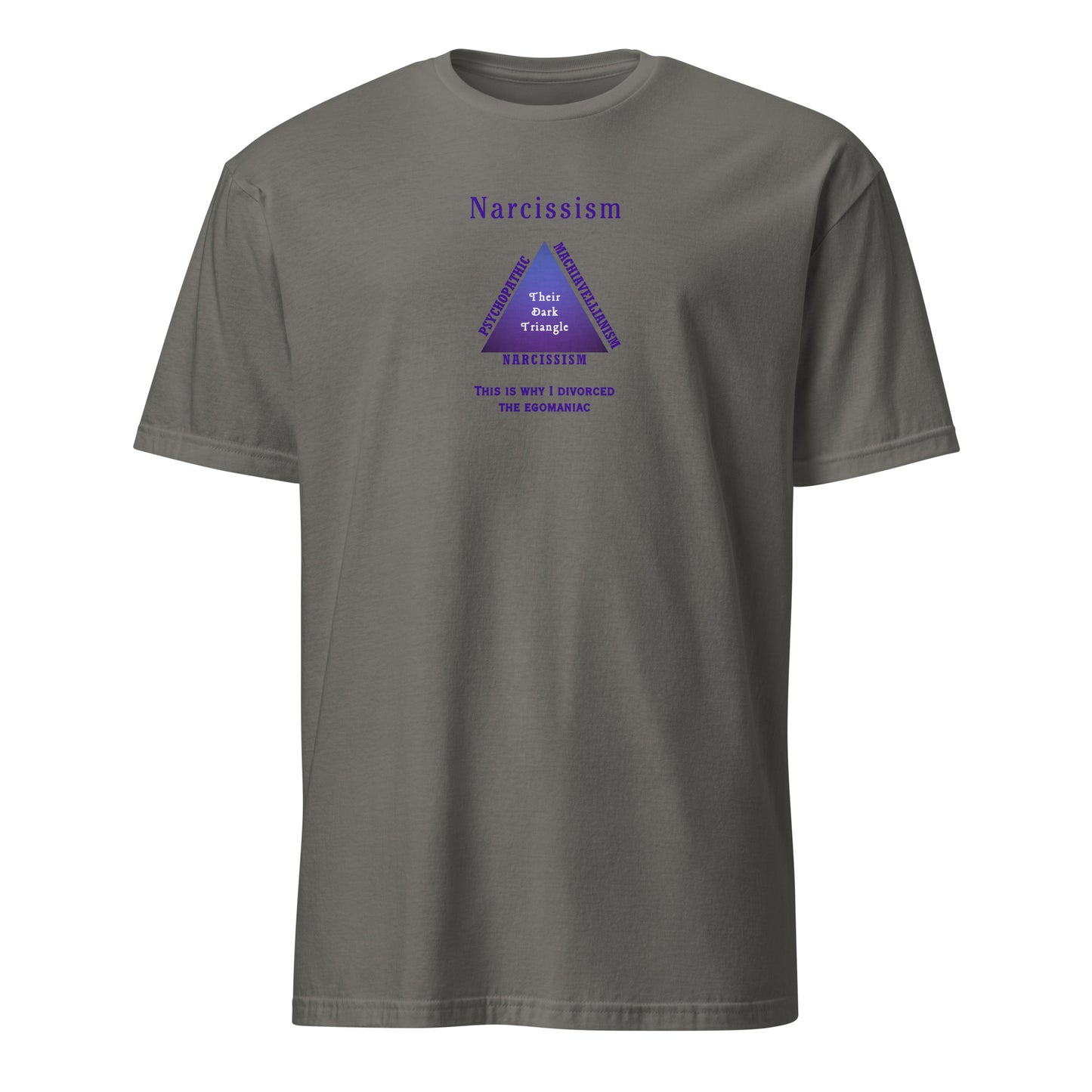 Narcissism Dark Triangle of Truth Unisex Tee by EraofInk
