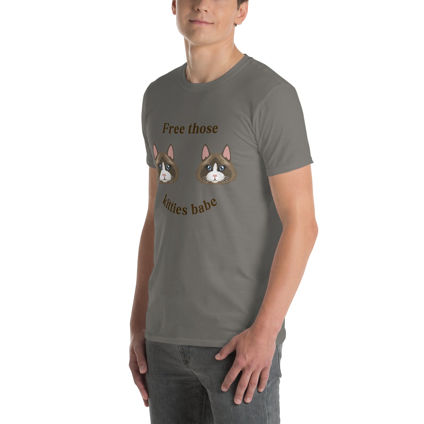 Free Those Kitties Babe Unisex Tee by EraofInk
