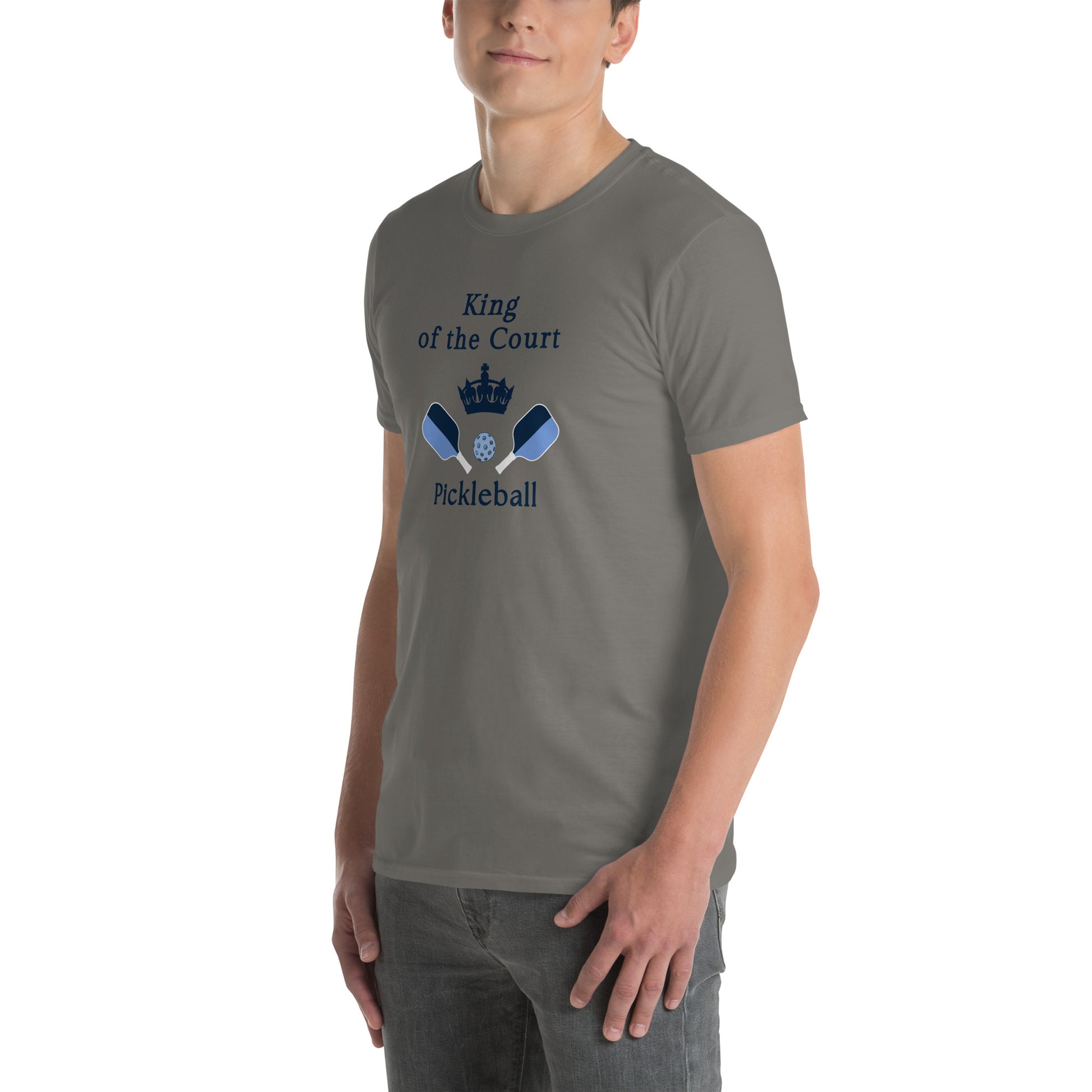 King of the Court Pickleball Unisex Tee by EraofInk