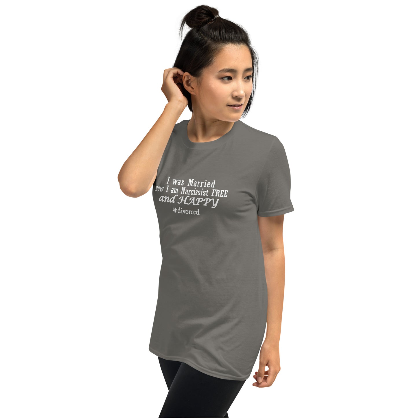 I Was Married Now I Am Narcissist Free & Happy #divorce Unisex Tee by EraofInk