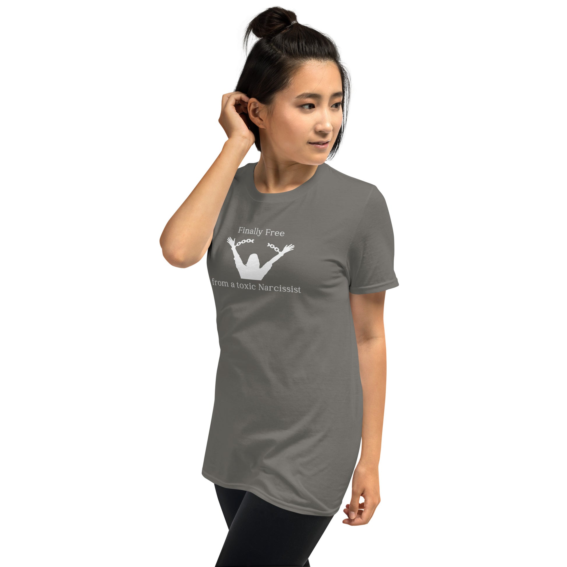 Find Your Happy Spot Finally Free from the Toxic Narcissist Unisex Tee by EraofInk