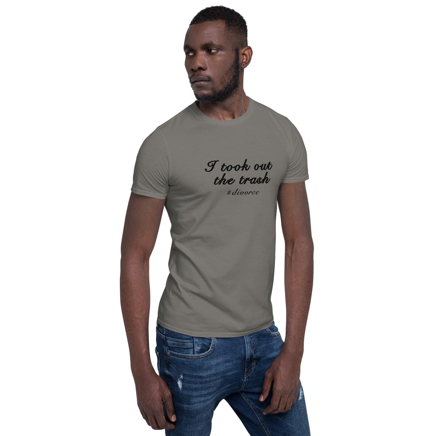 Funny Divorce Tee I Took Out the Trash Unisex Tee by EraofInk