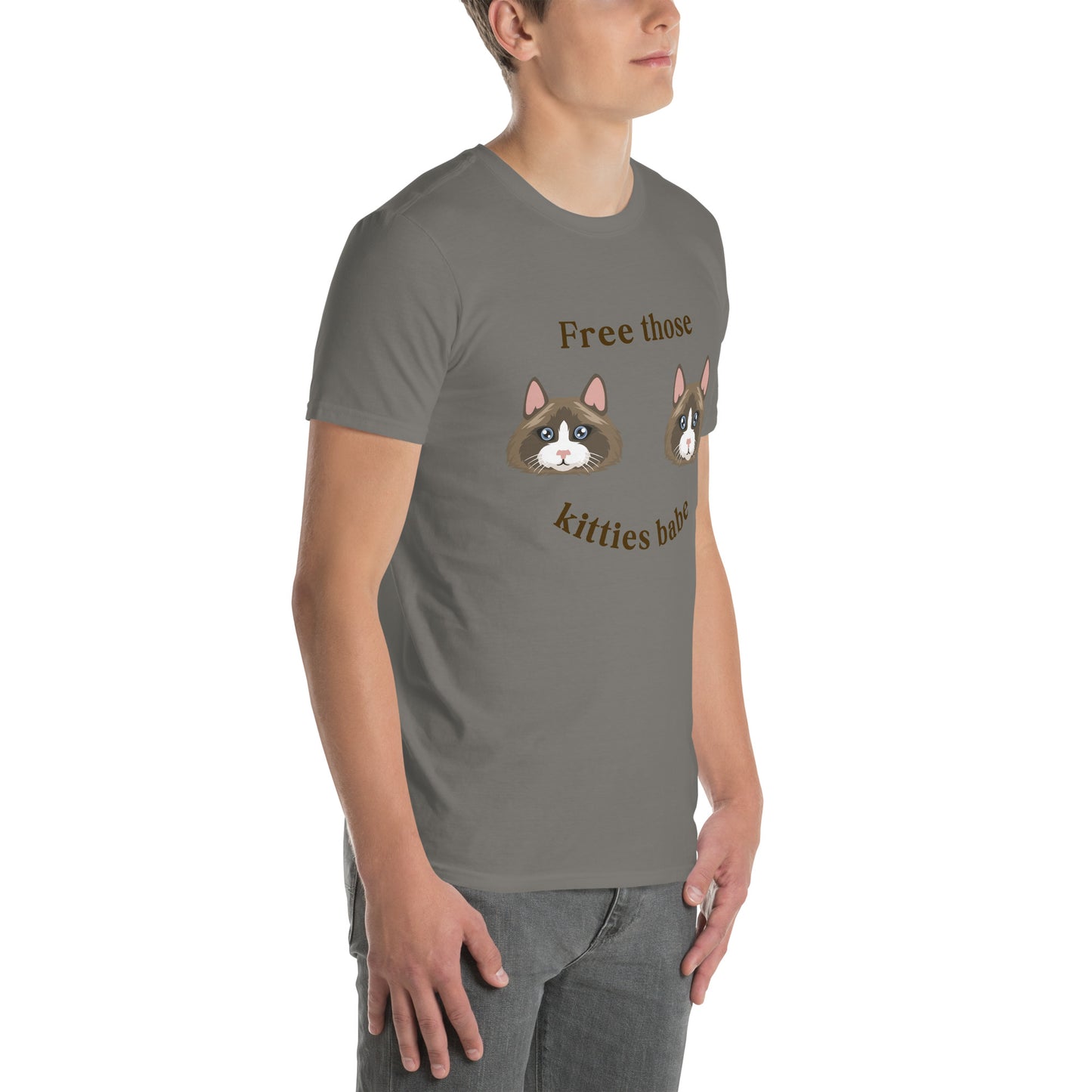 Free Those Kitties Babe Unisex Tee by EraofInk