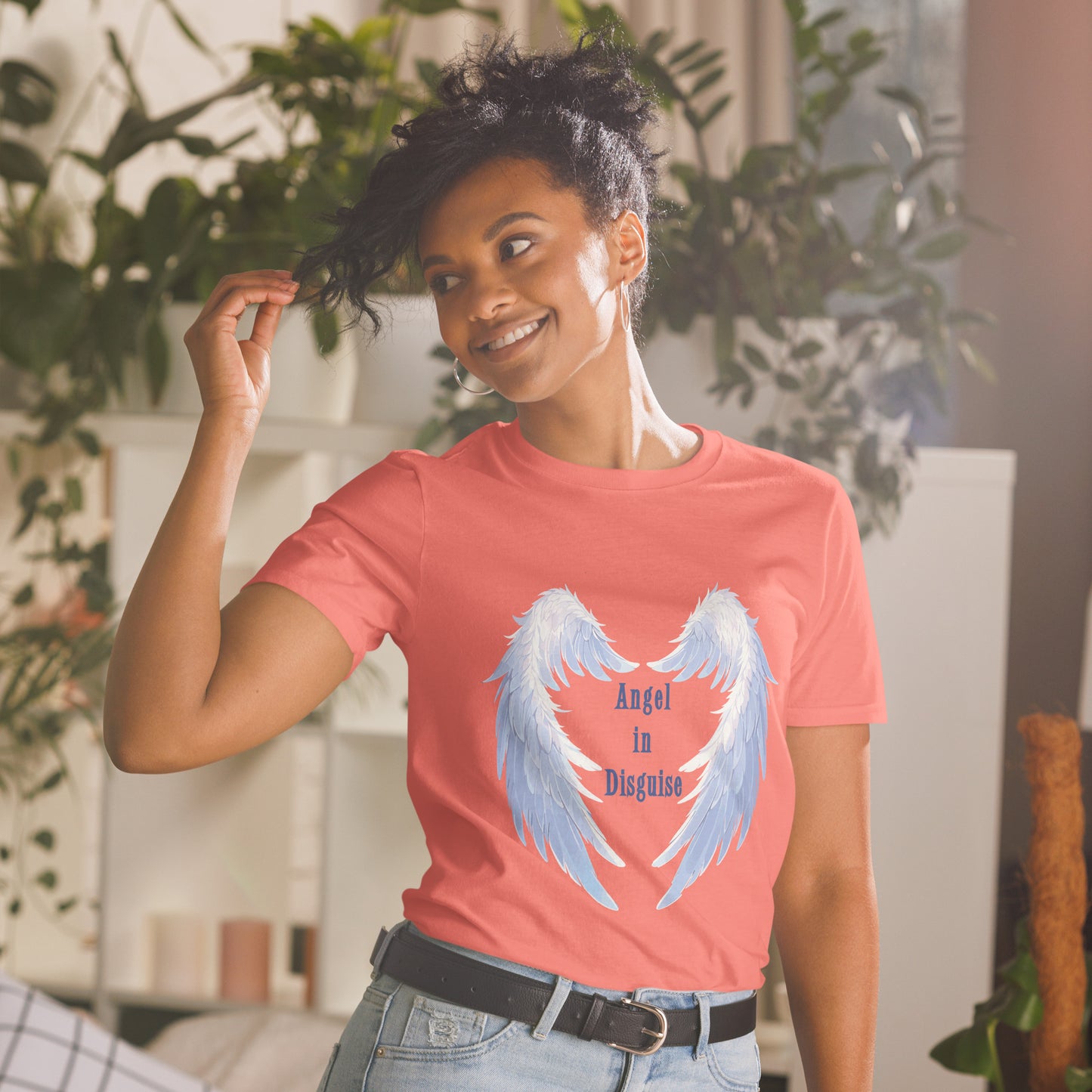 Angel in Disguise Unisex Tee by EraofInk
