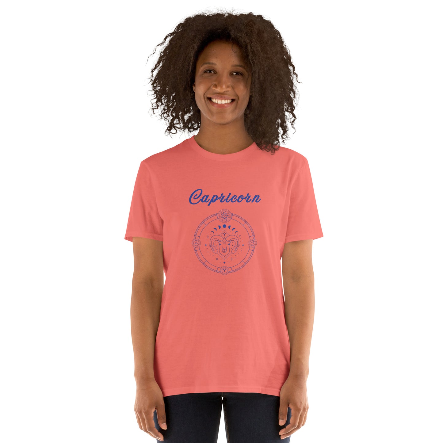 Capricorn Astrological Zodiac Unisex Tee by EraofInk