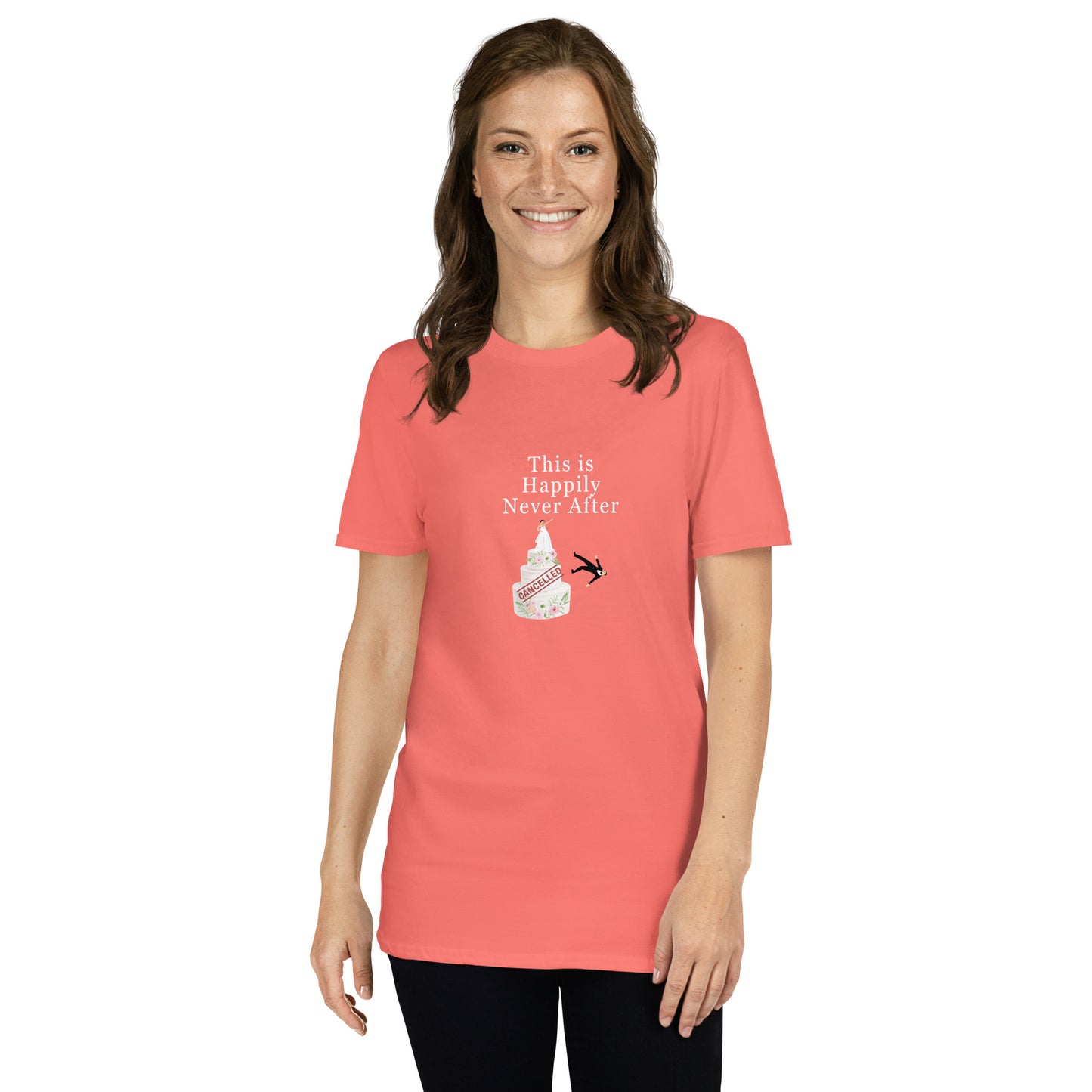Wedding Cancelled Not Getting Married This is Happily Never After Unisex Tee. by EraofInk