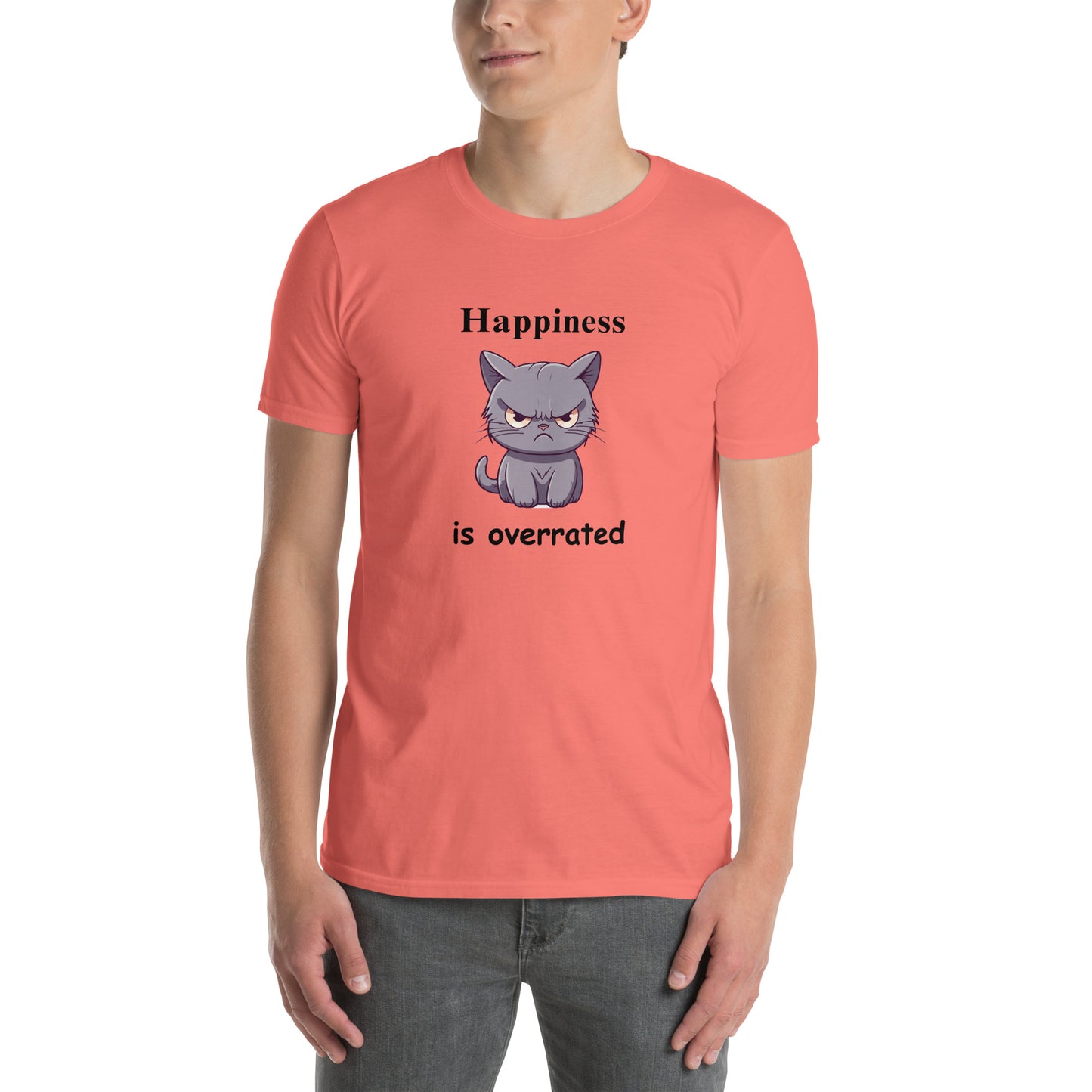 Happiness is Overrated Unisex Tee by EraofInk