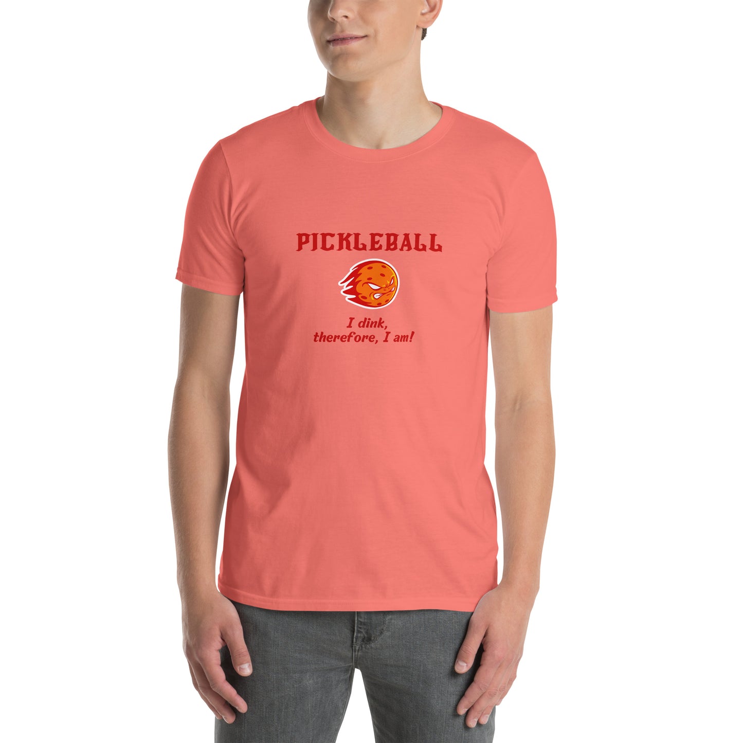 Pickleball I Dink, Therefore, I Am Unisex Tee by EraofInk