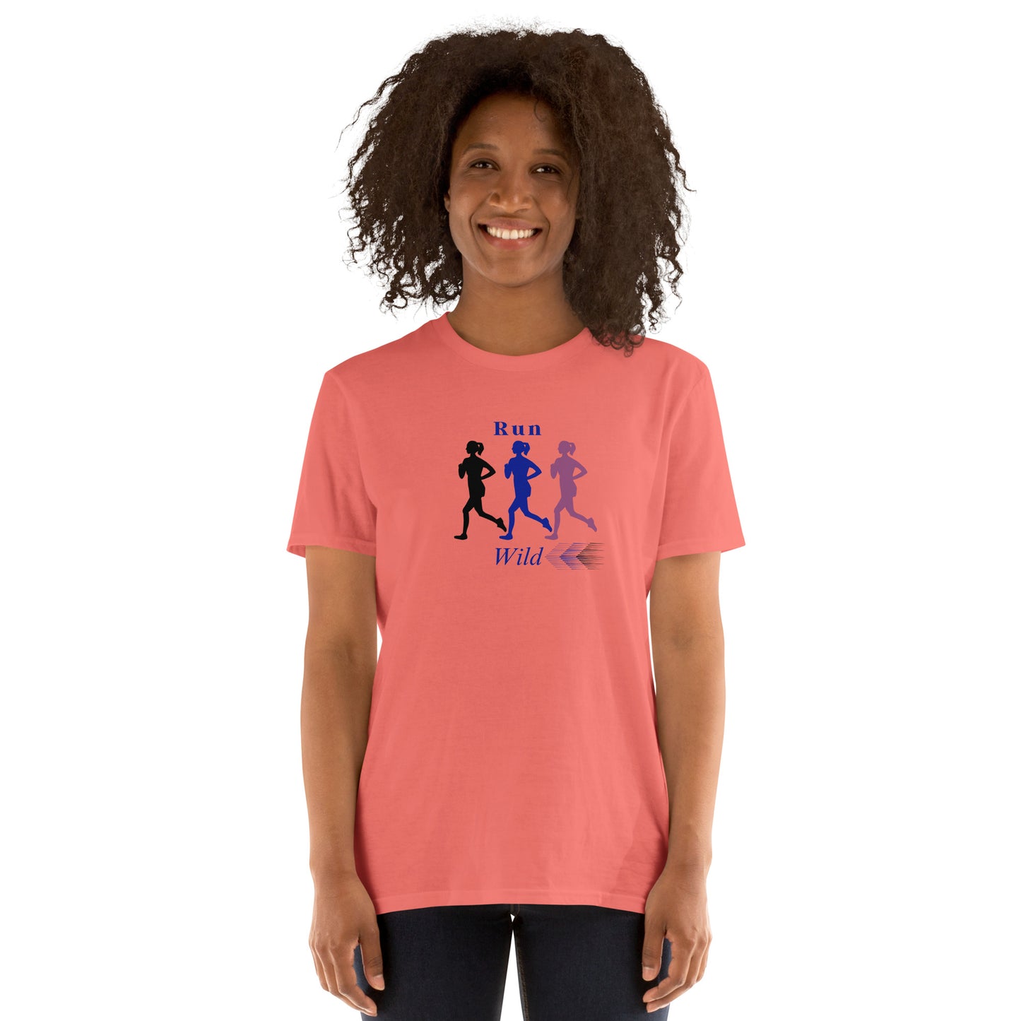Run Wild Women's Running Tee by EraofInk