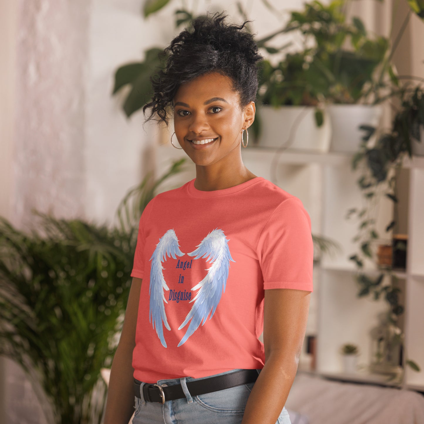 Angel in Disguise Unisex Tee by EraofInk