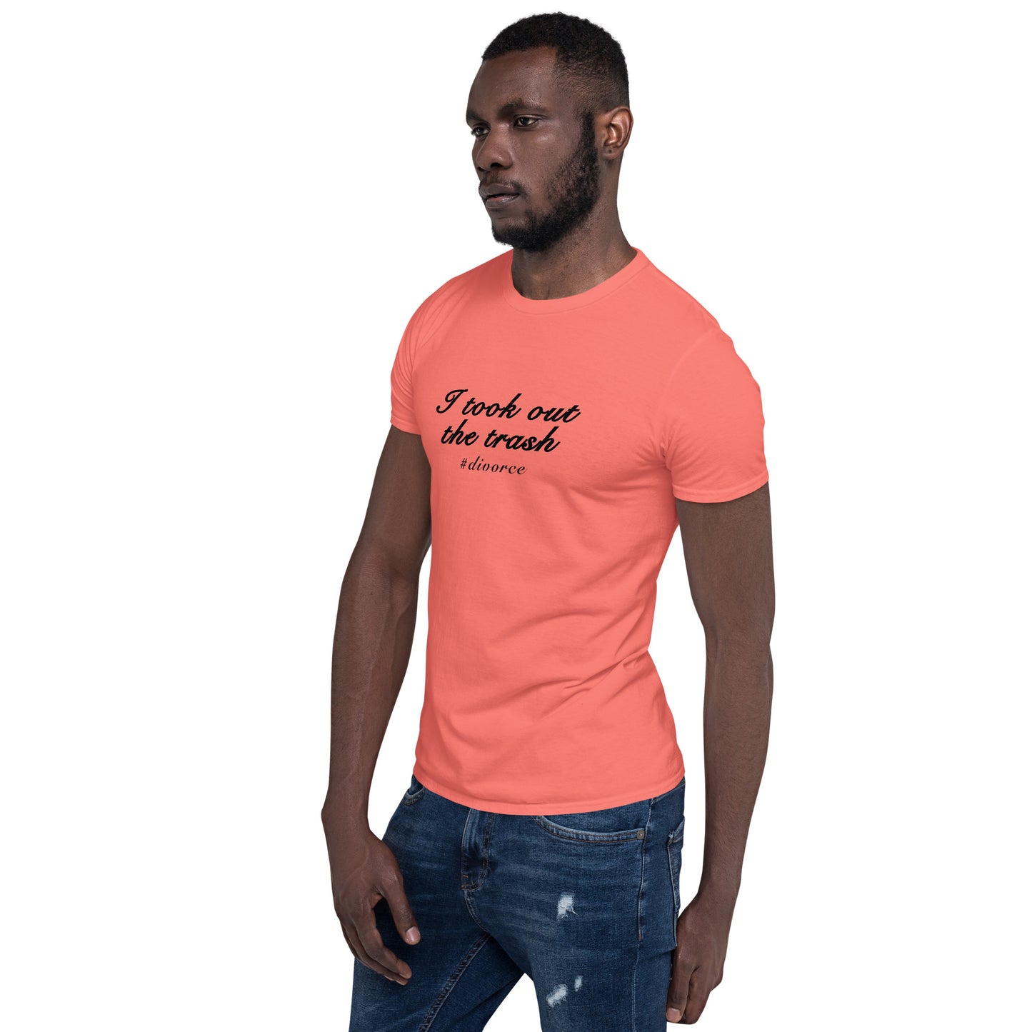 Funny Divorce Tee I Took Out the Trash Unisex Tee by EraofInk