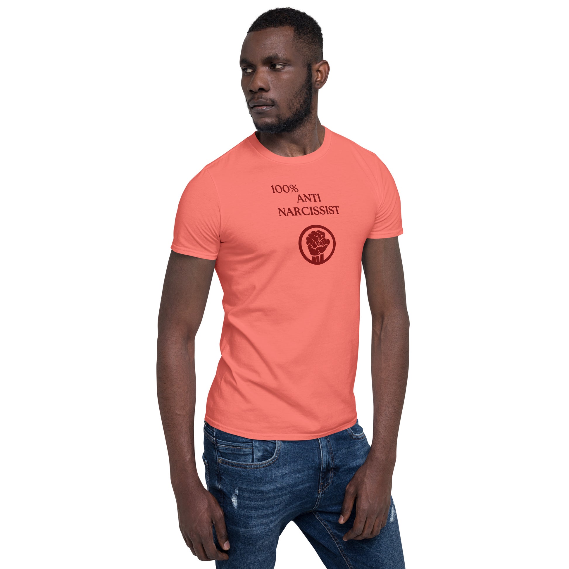 Stand Up Against Narcissistic Abuse 100% Against Narc Abuse Unisex Tee by EraofInk