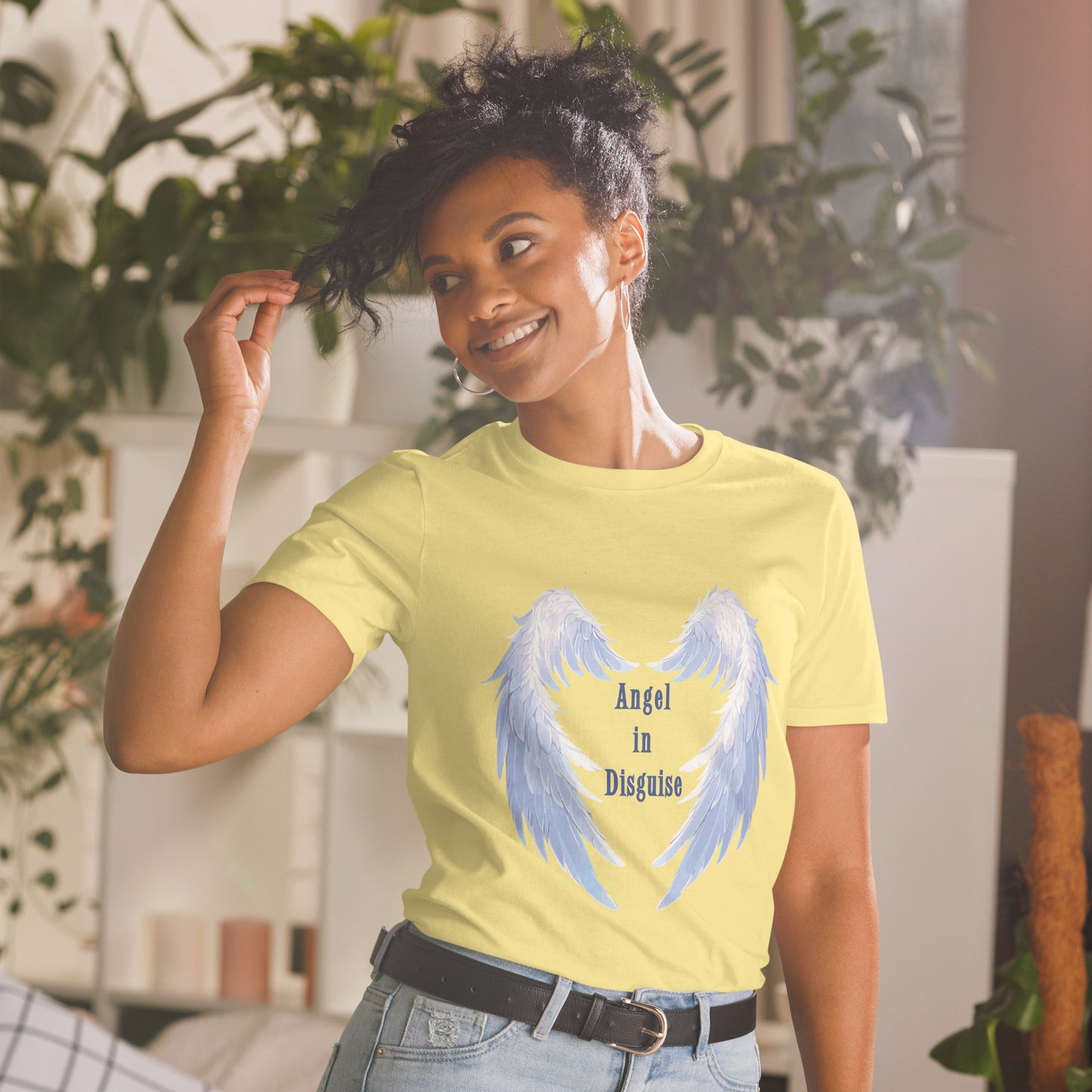 Angel in Disguise Unisex Tee by EraofInk