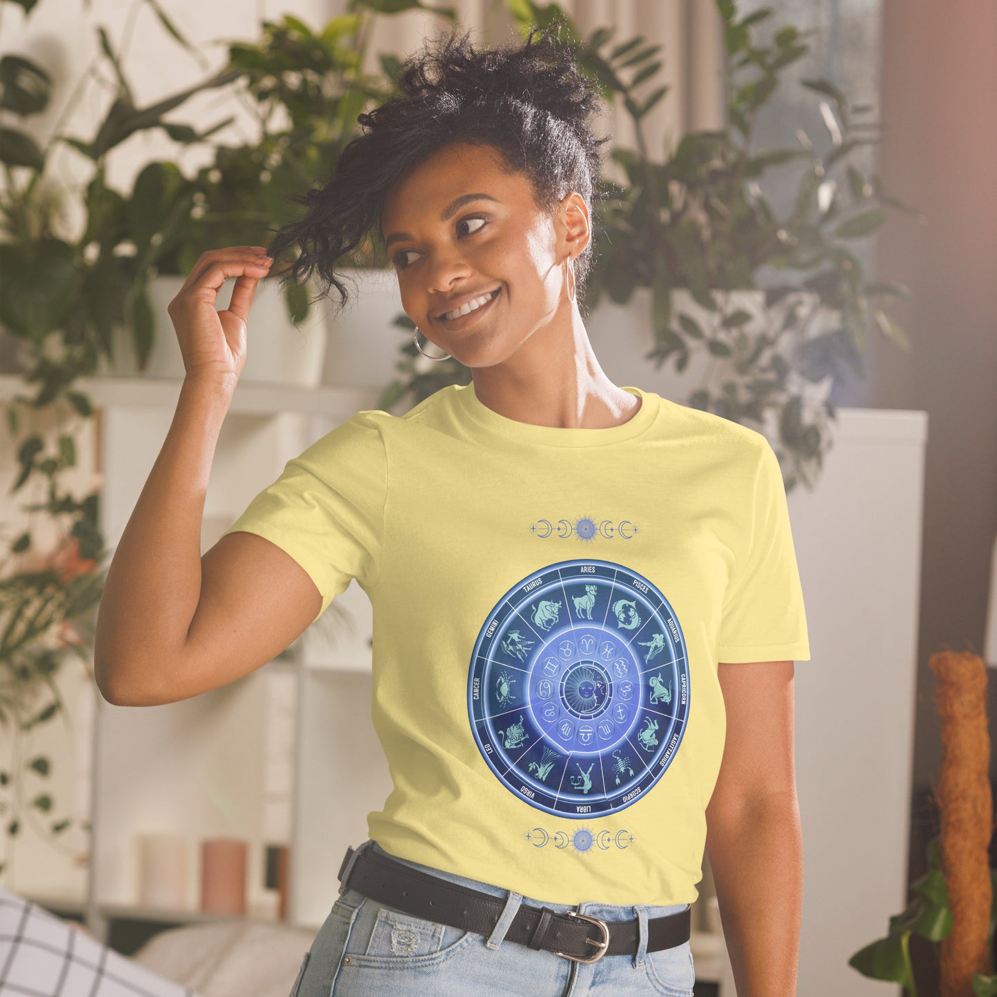 Astrological Chart Zodiac Birth Chart Unisex Tee by EraofInk