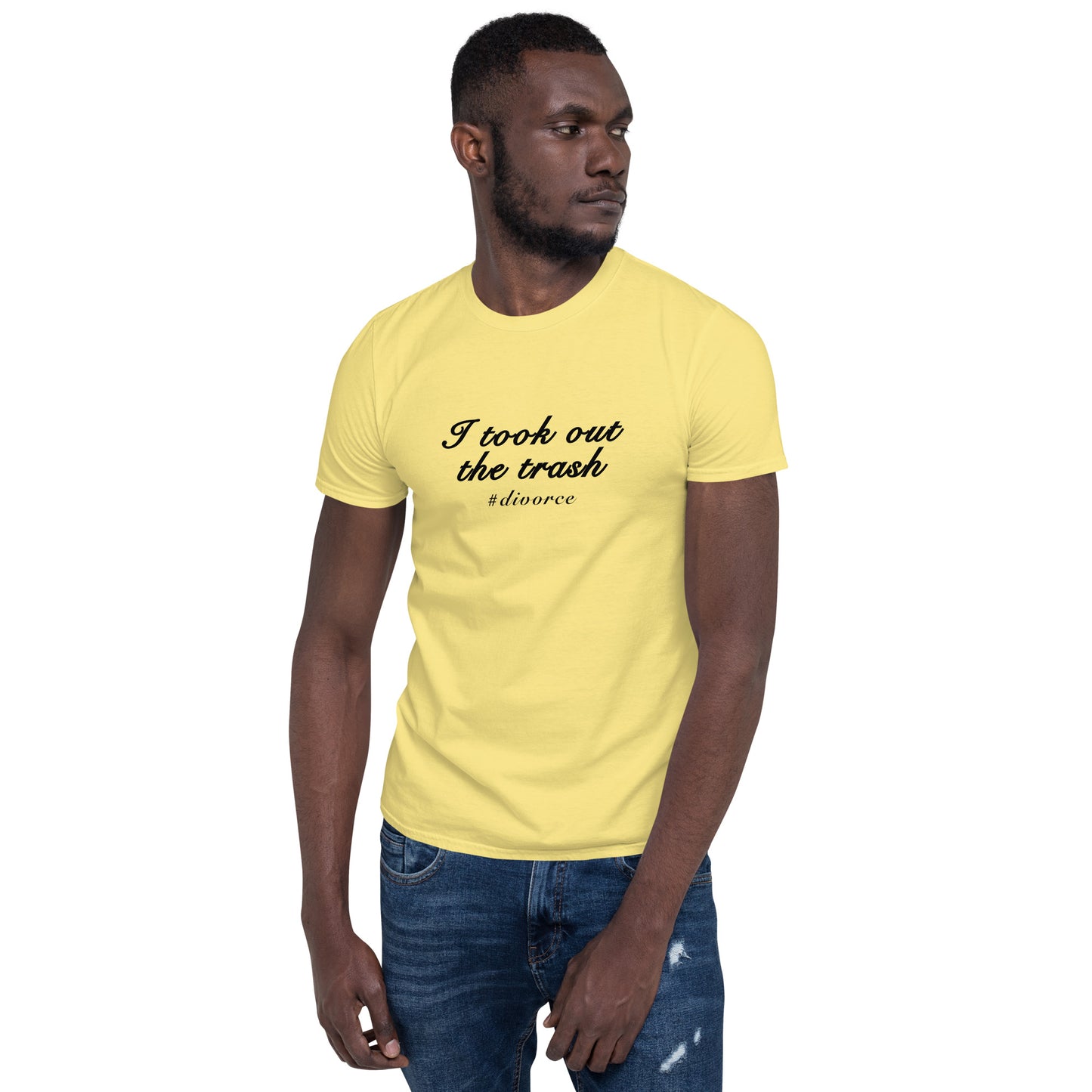 Funny Divorce Tee I Took Out the Trash Unisex Tee by EraofInk