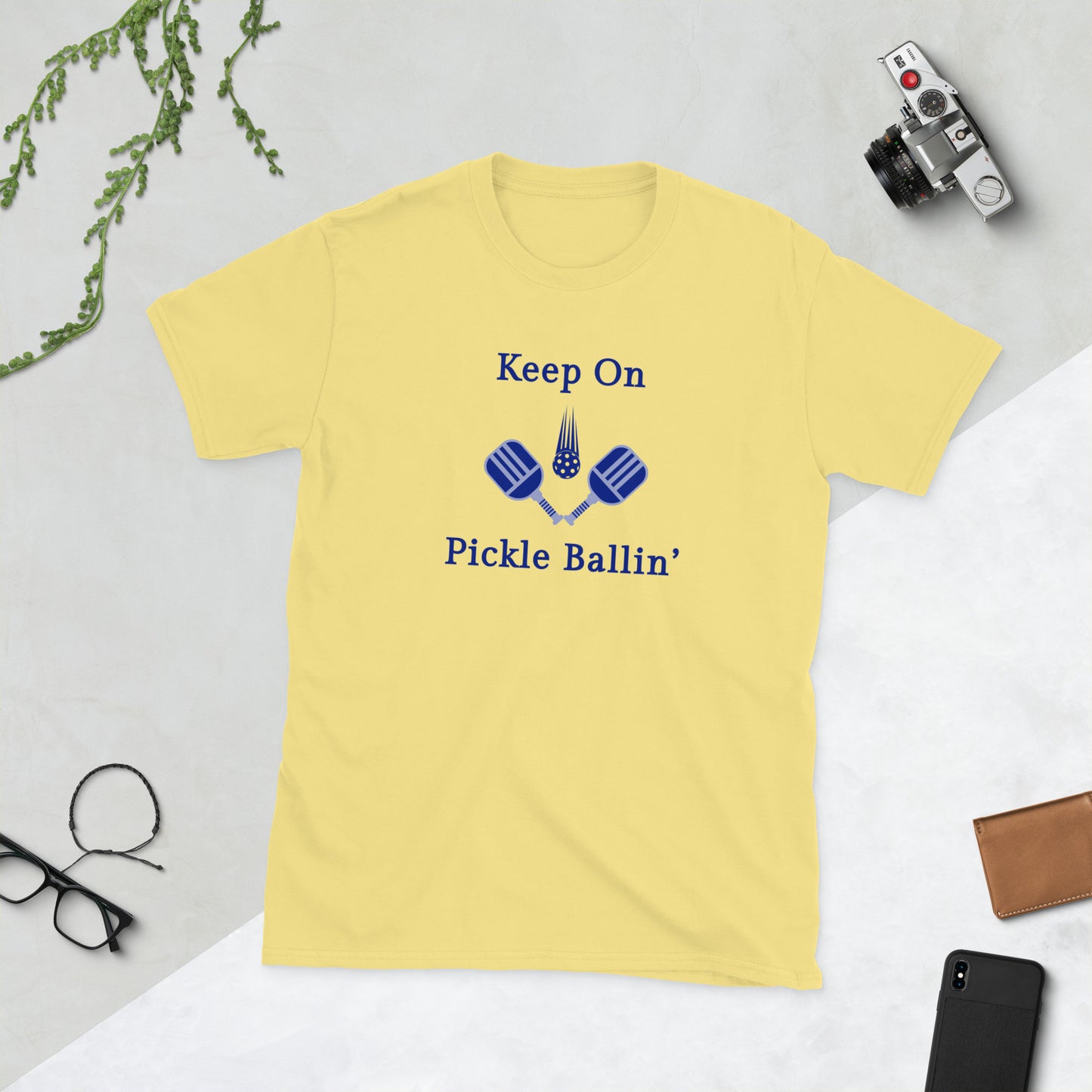 Keep On Pickle Ballin' Unisex Tee by EraofInk