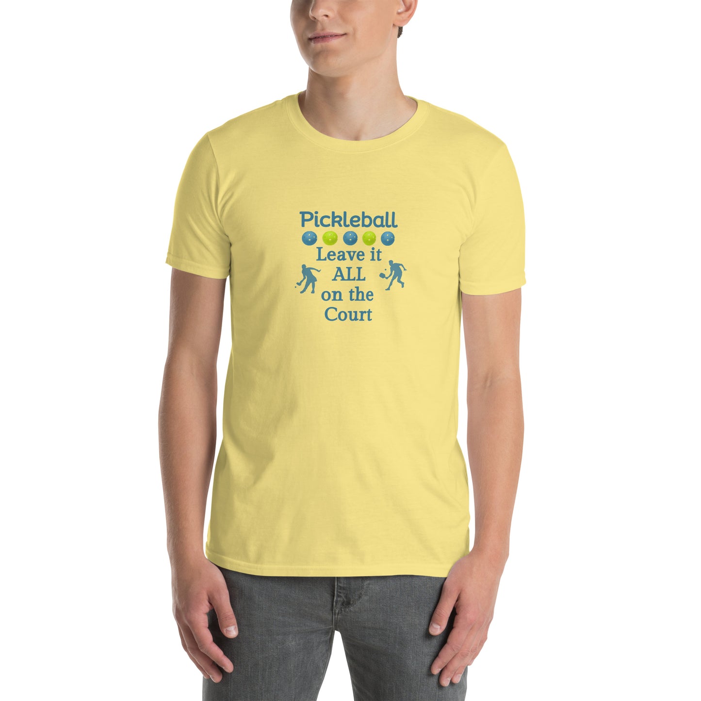 Pickleball Leave It All On The Court Unisex Tee by EraofInk