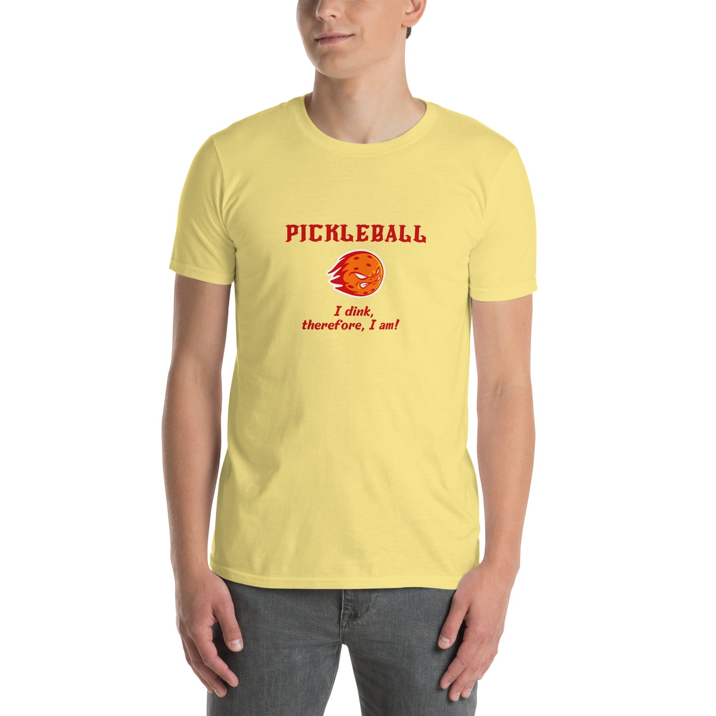 Pickleball I Dink, Therefore, I Am Unisex Tee by EraofInk