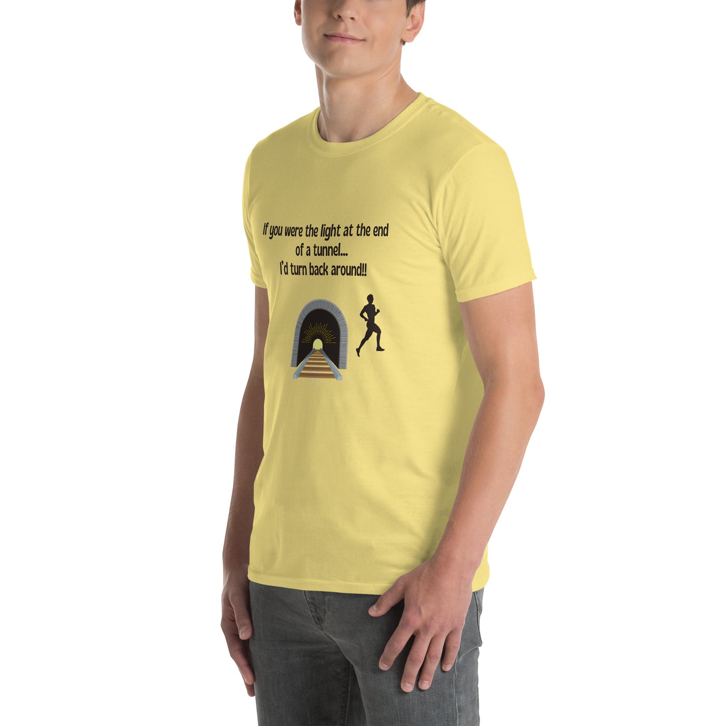 Funny Insult Unisex Tee If You Were the Light at the End of a Tunnel ..by EraofInk