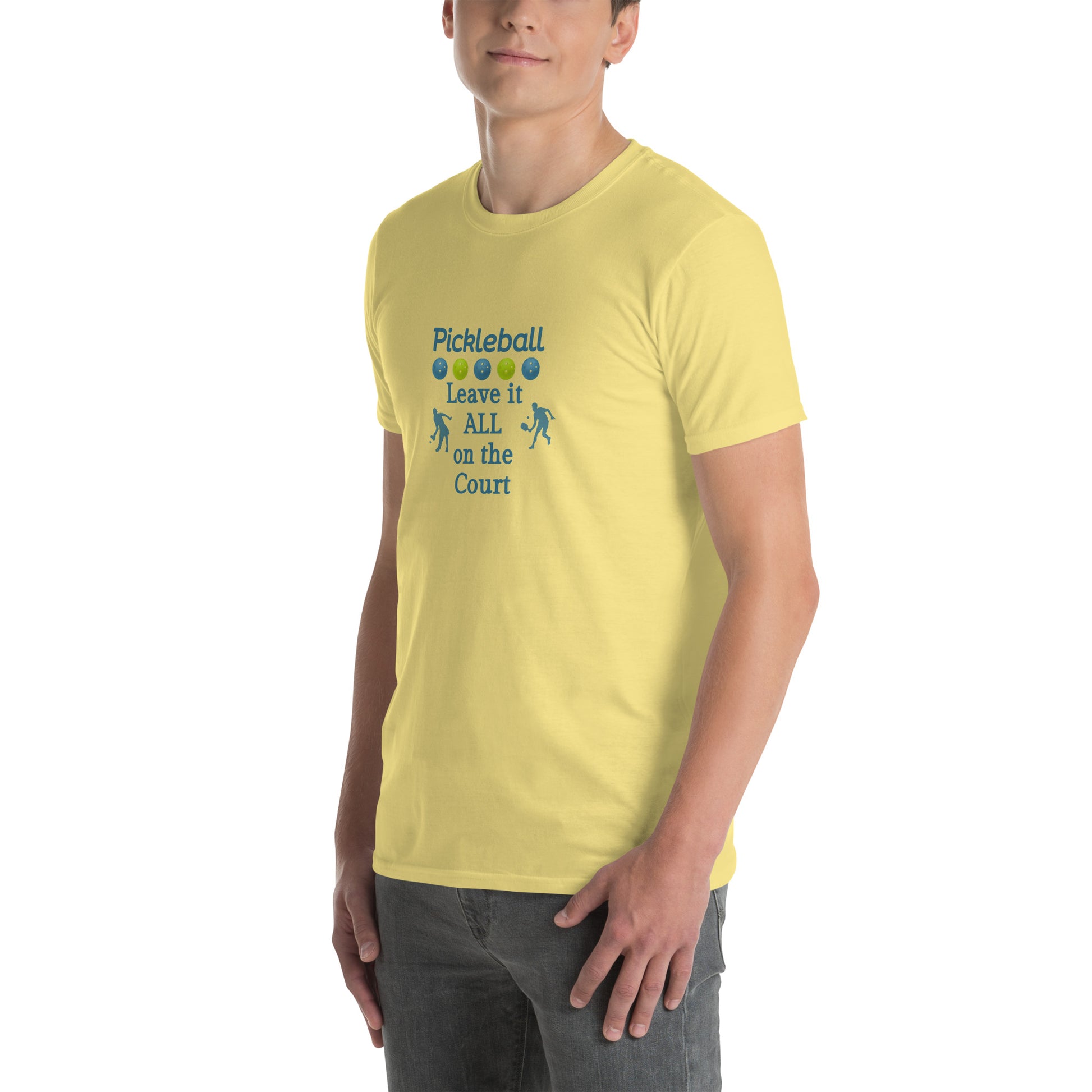 Pickleball Leave It All On The Court Unisex Tee by EraofInk