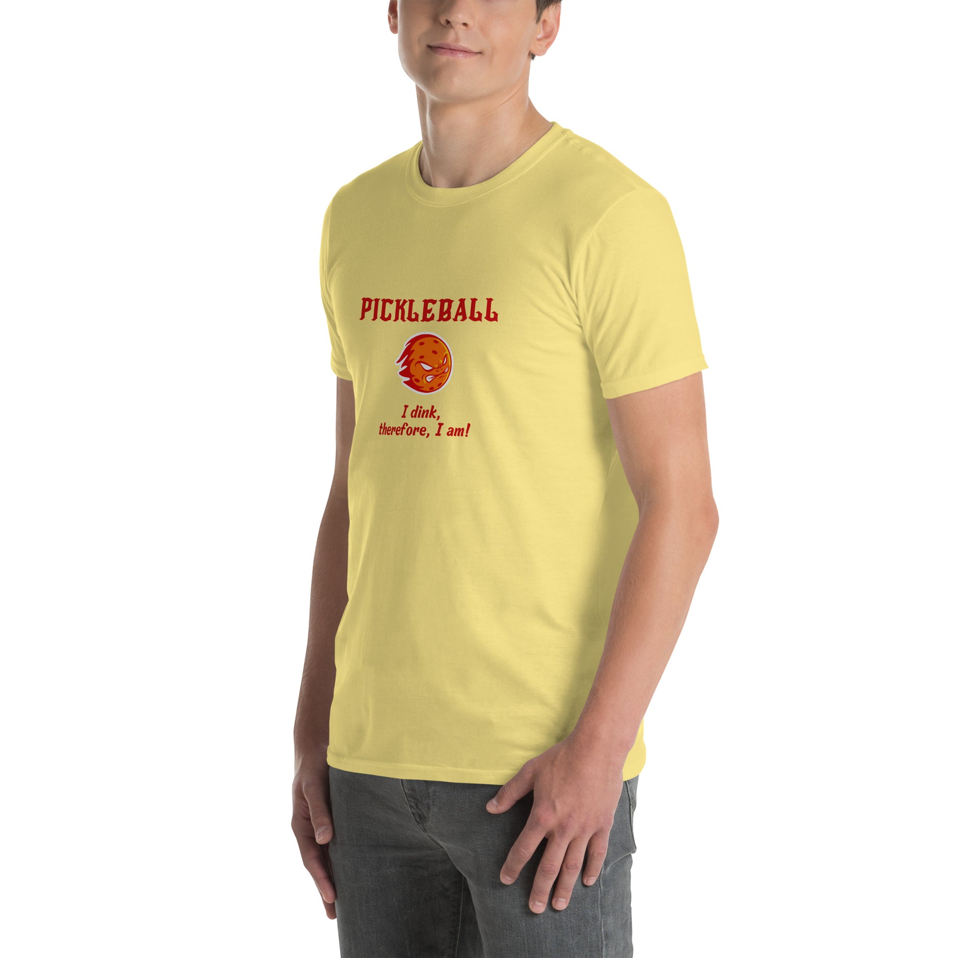Pickleball I Dink, Therefore, I Am Unisex Tee by EraofInk