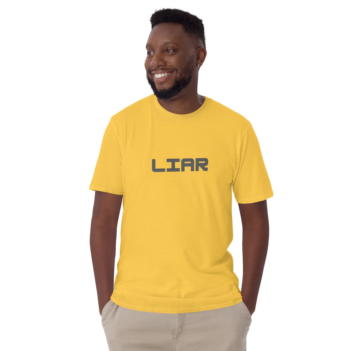 For the Guy Who Just Can't Tell the Truth to Save His Life - Liar Unisex Tee by EraofInk