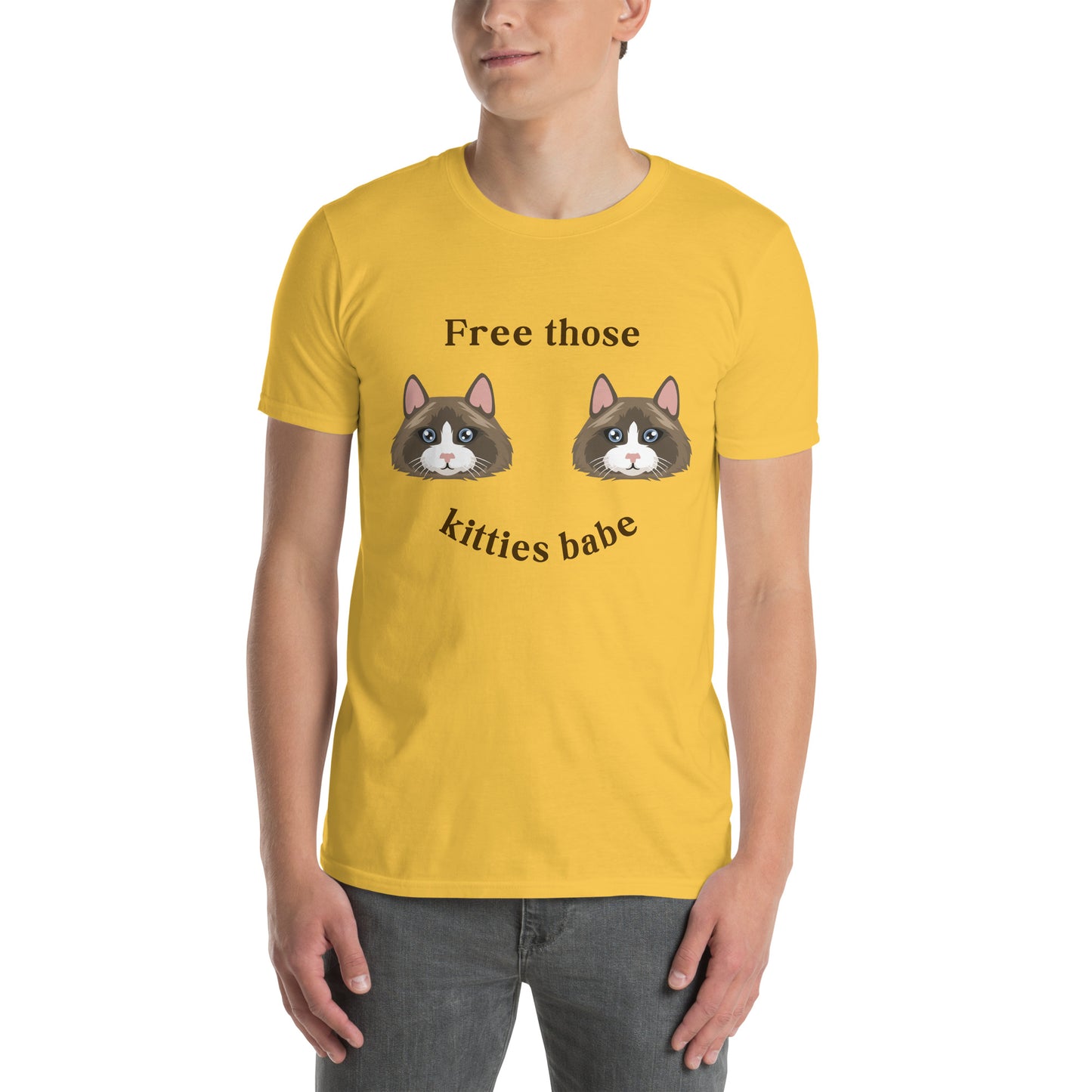 Free Those Kitties Babe Unisex Tee by EraofInk