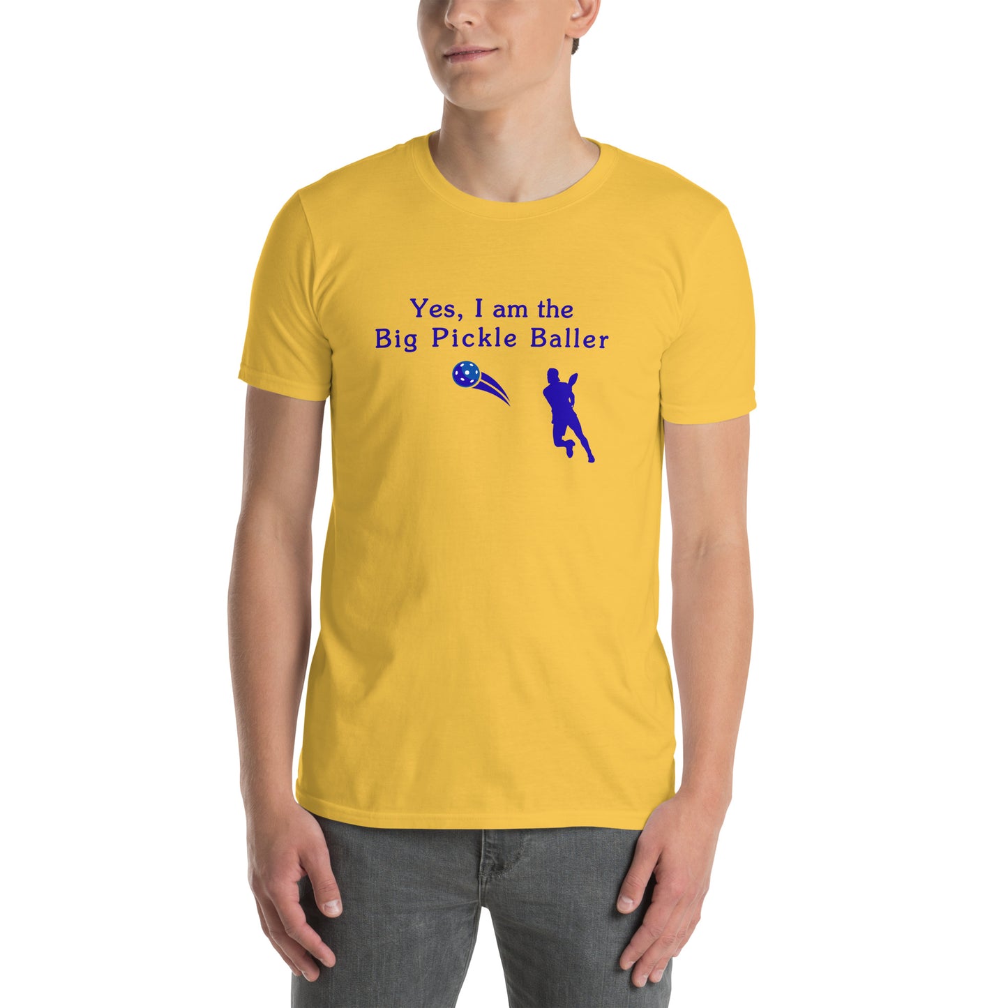 Yes, I am the Big Pickleballer Unisex Tee by EraofInk