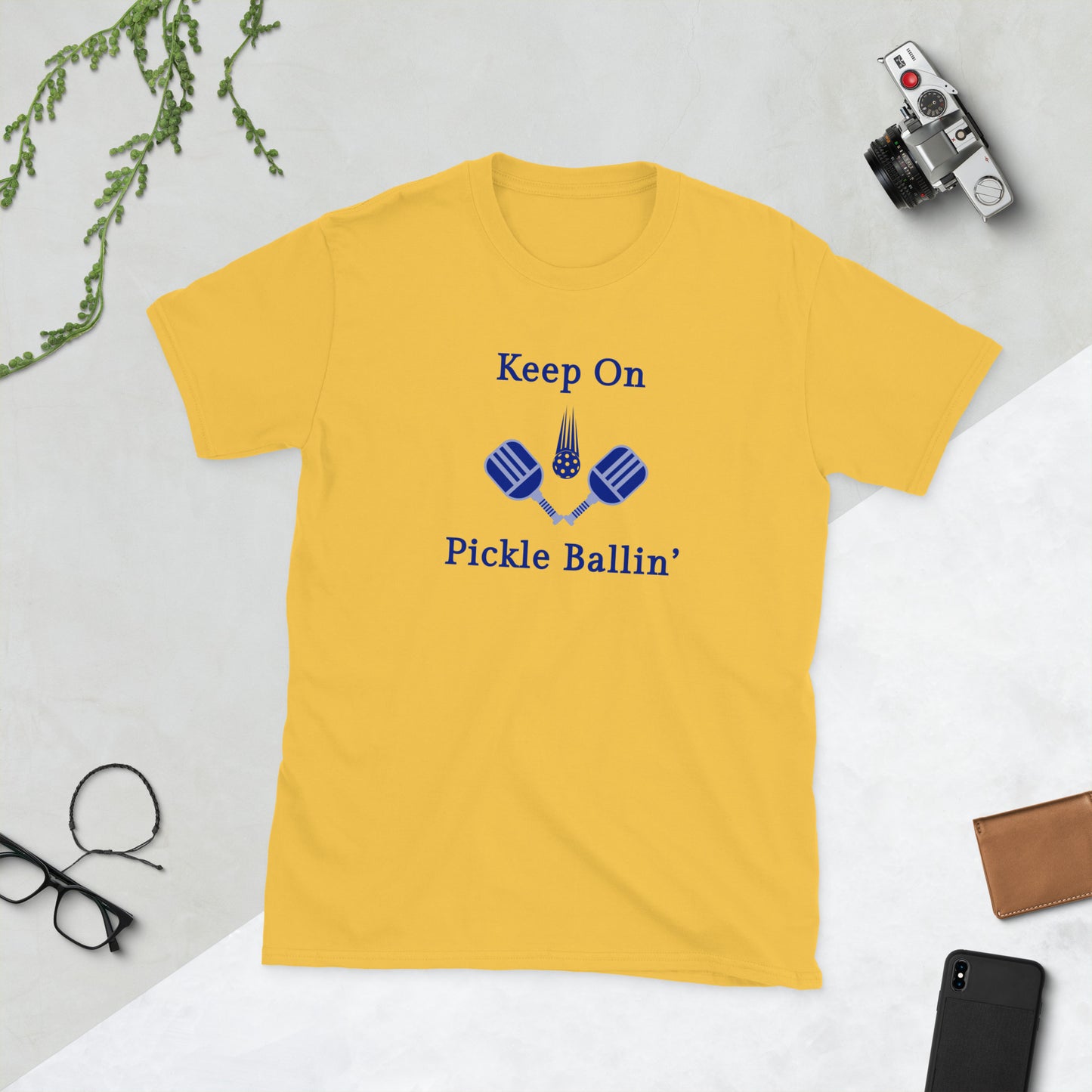 Keep On Pickle Ballin' Unisex Tee by EraofInk
