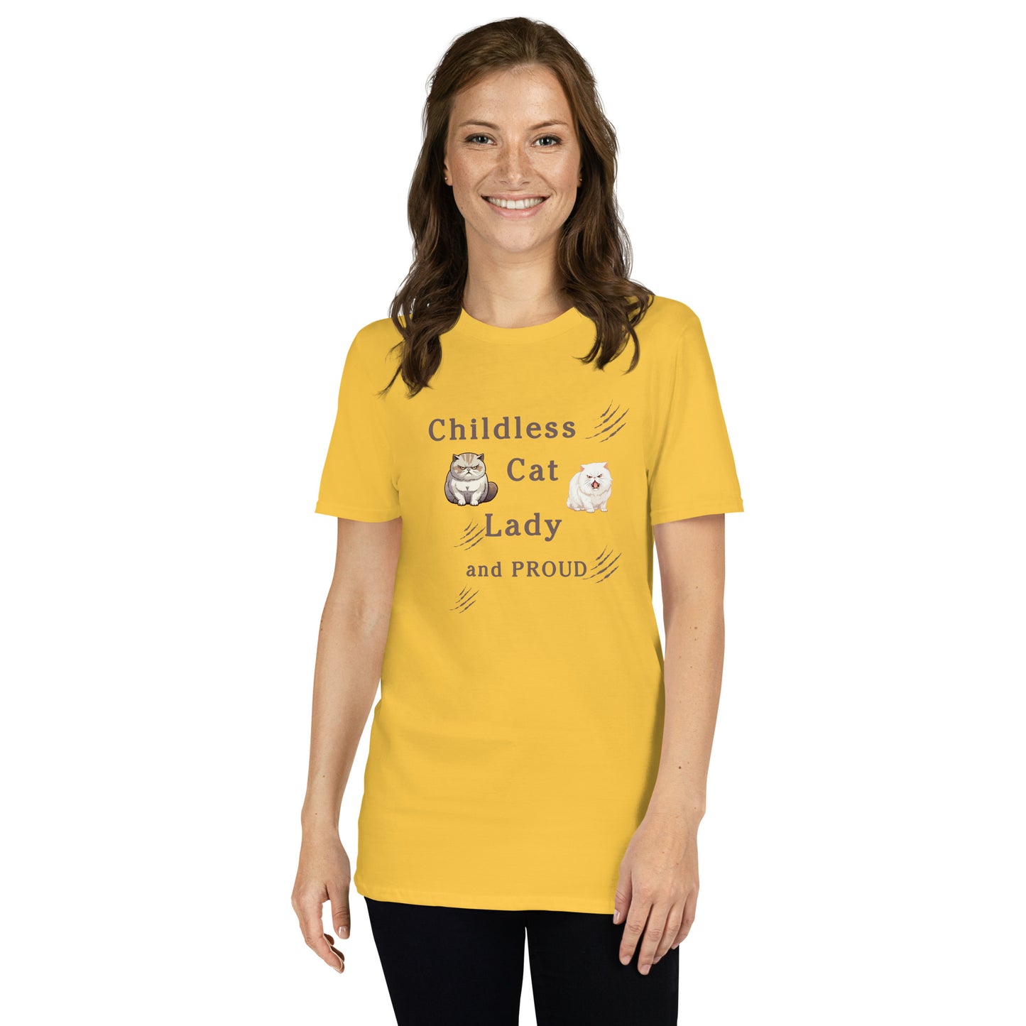 Childless Cat Lady & Proud Unisex Tee by EraofInk