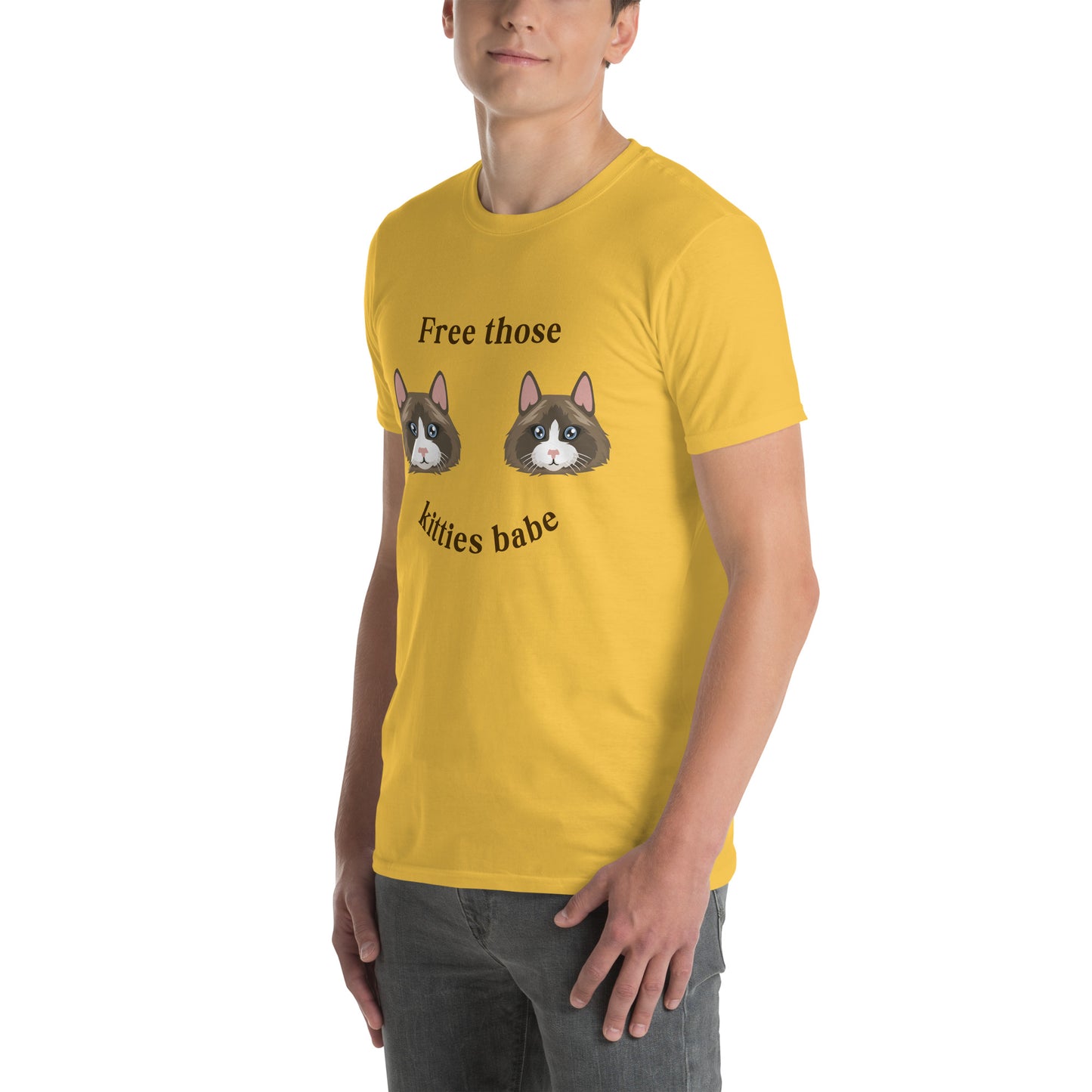 Free Those Kitties Babe Unisex Tee by EraofInk