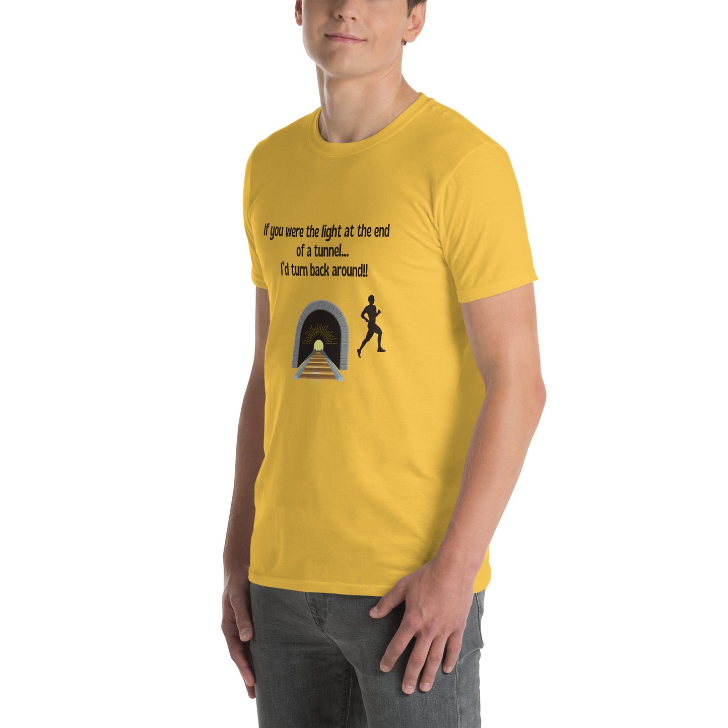 Funny Insult Unisex Tee If You Were the Light at the End of a Tunnel ..by EraofInk