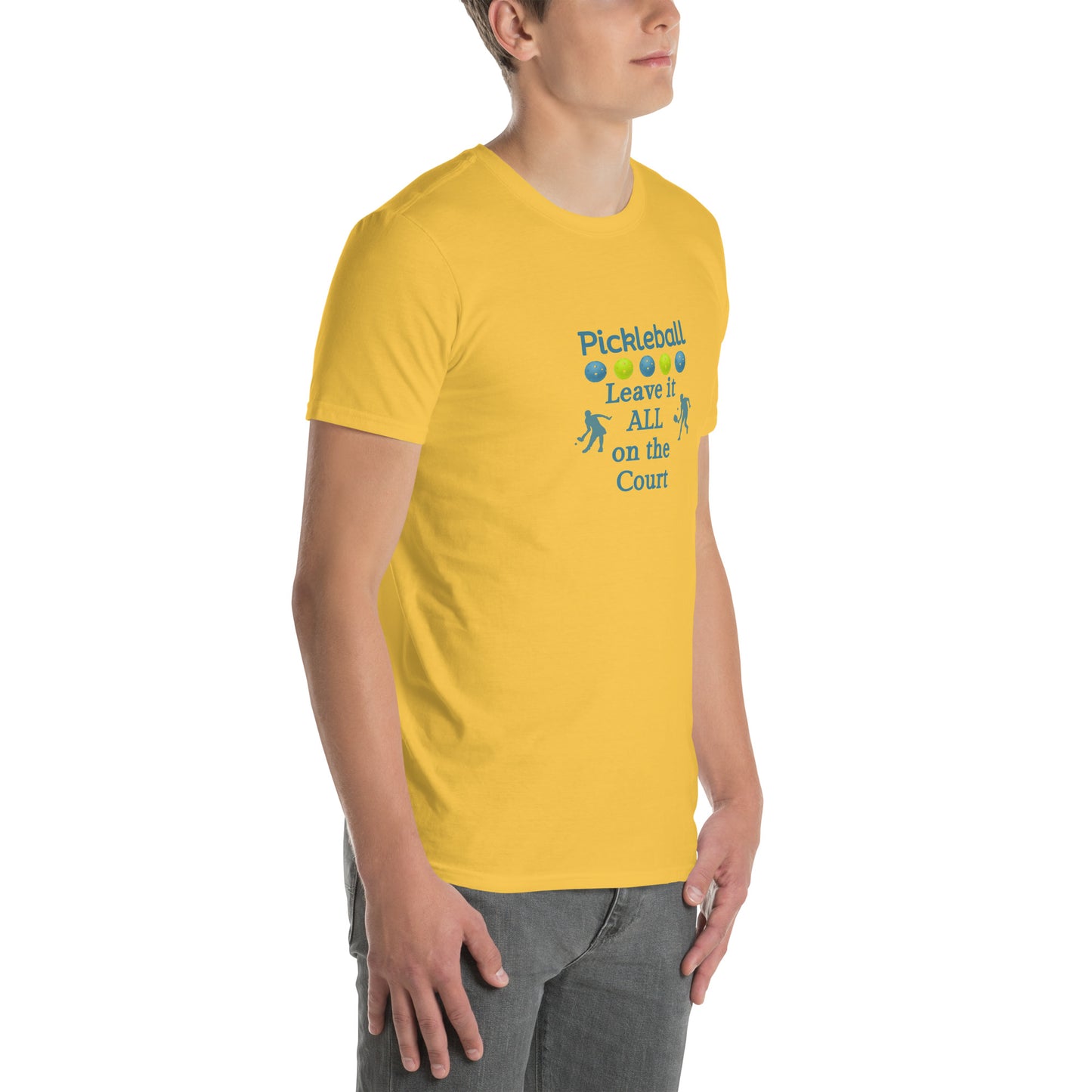 Pickleball Leave It All On The Court Unisex Tee by EraofInk