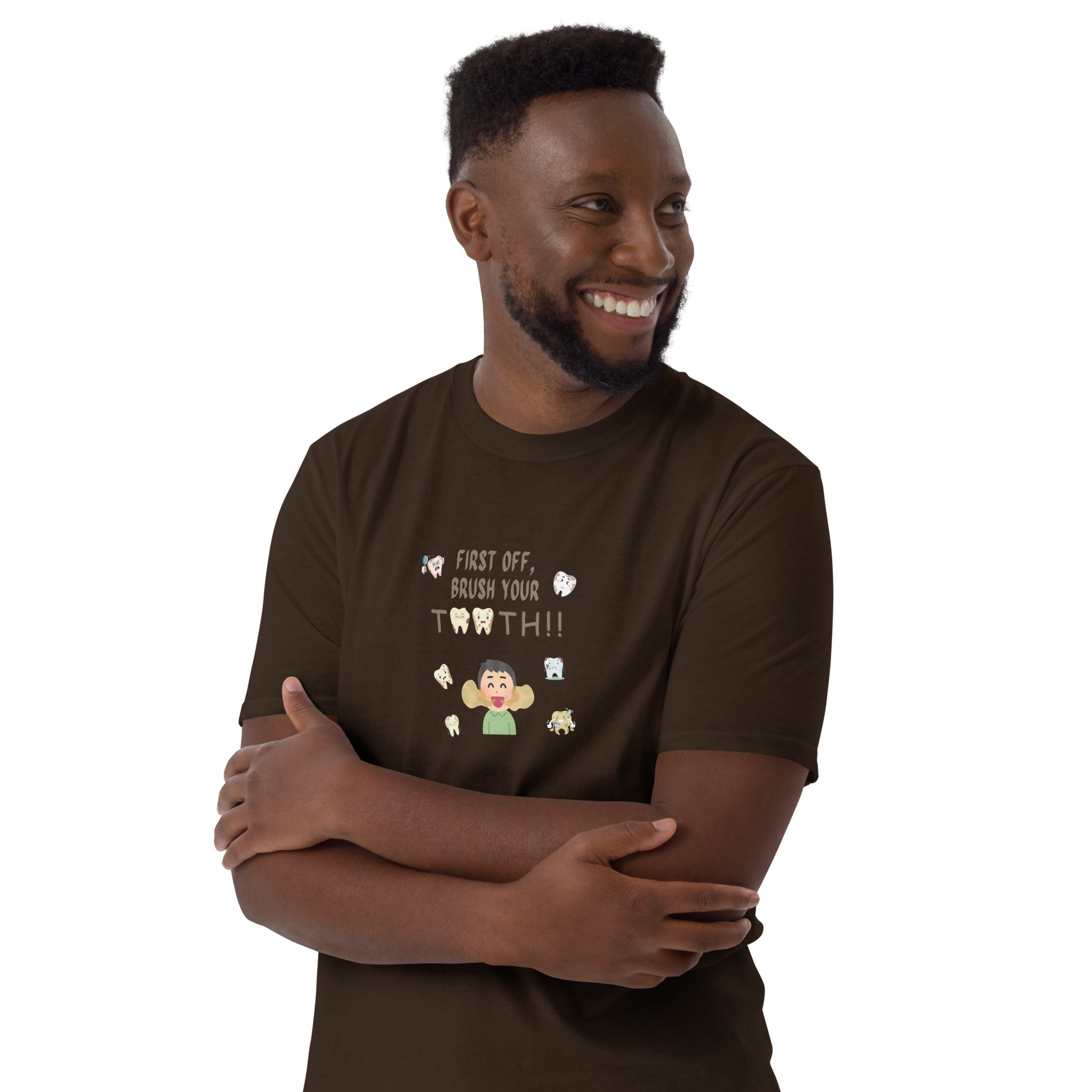 A not so subtle way to tell a guy his mouth smells Unisex Tee by EraofInk